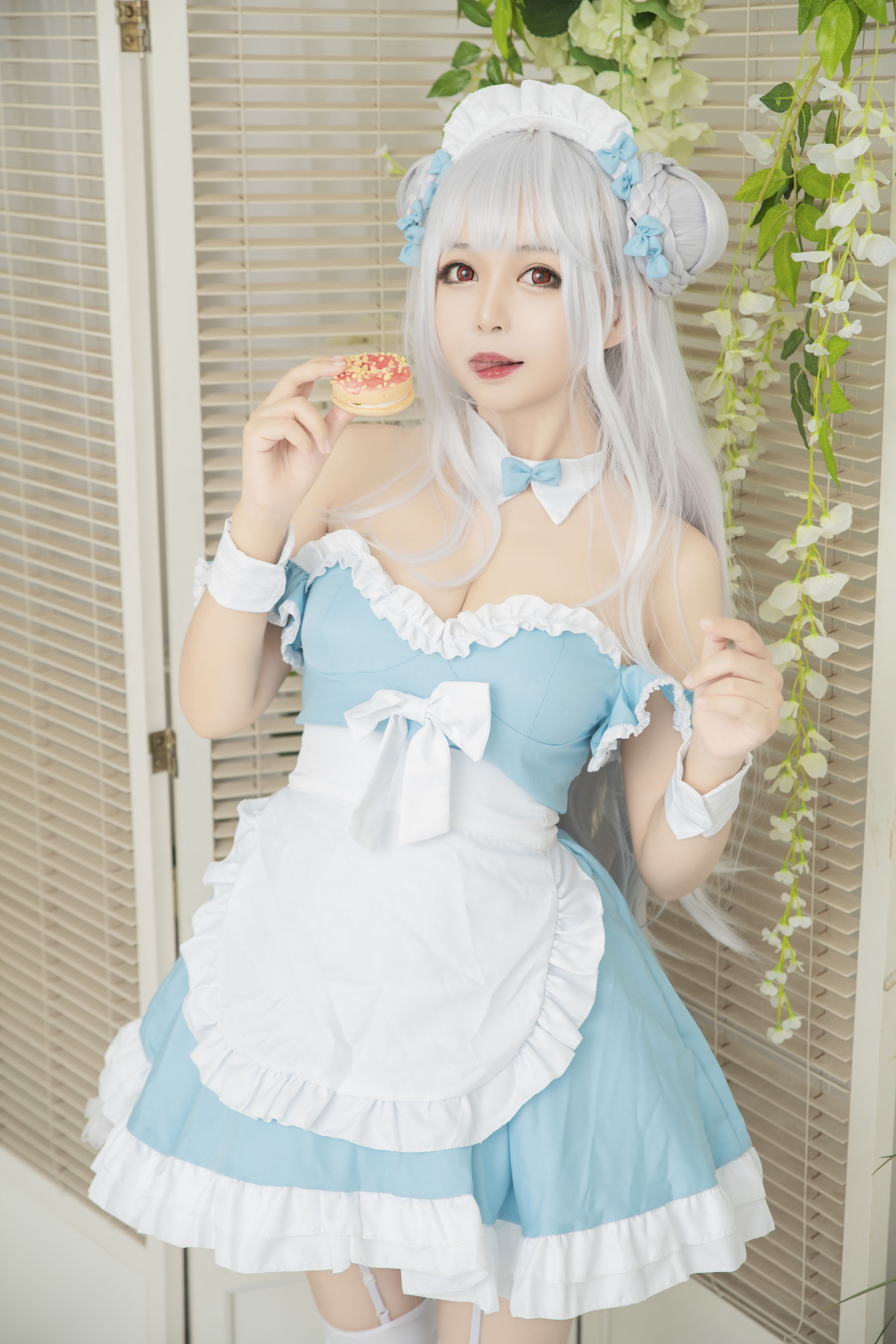 大眼萌妹黑猫猫OvO – 小天鹅 Cosplay-第7张