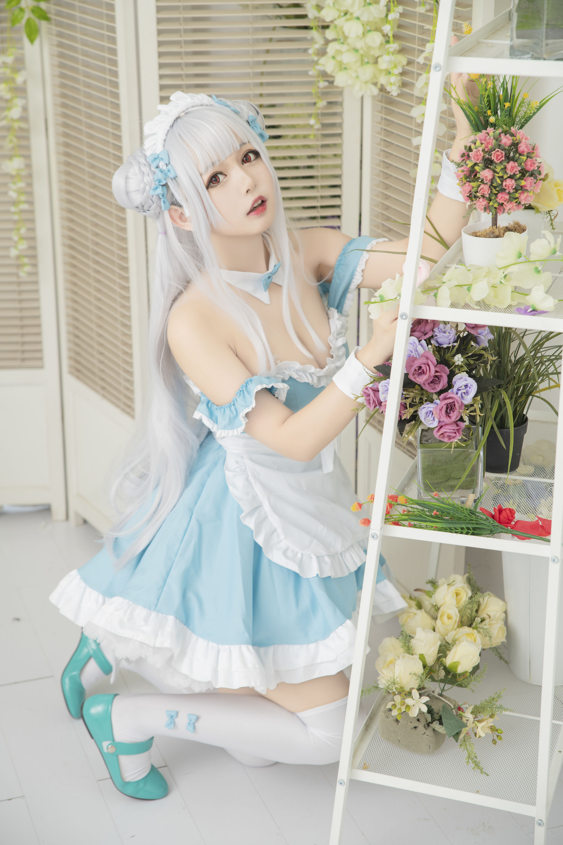 大眼萌妹黑猫猫OvO – 小天鹅 Cosplay-第2张