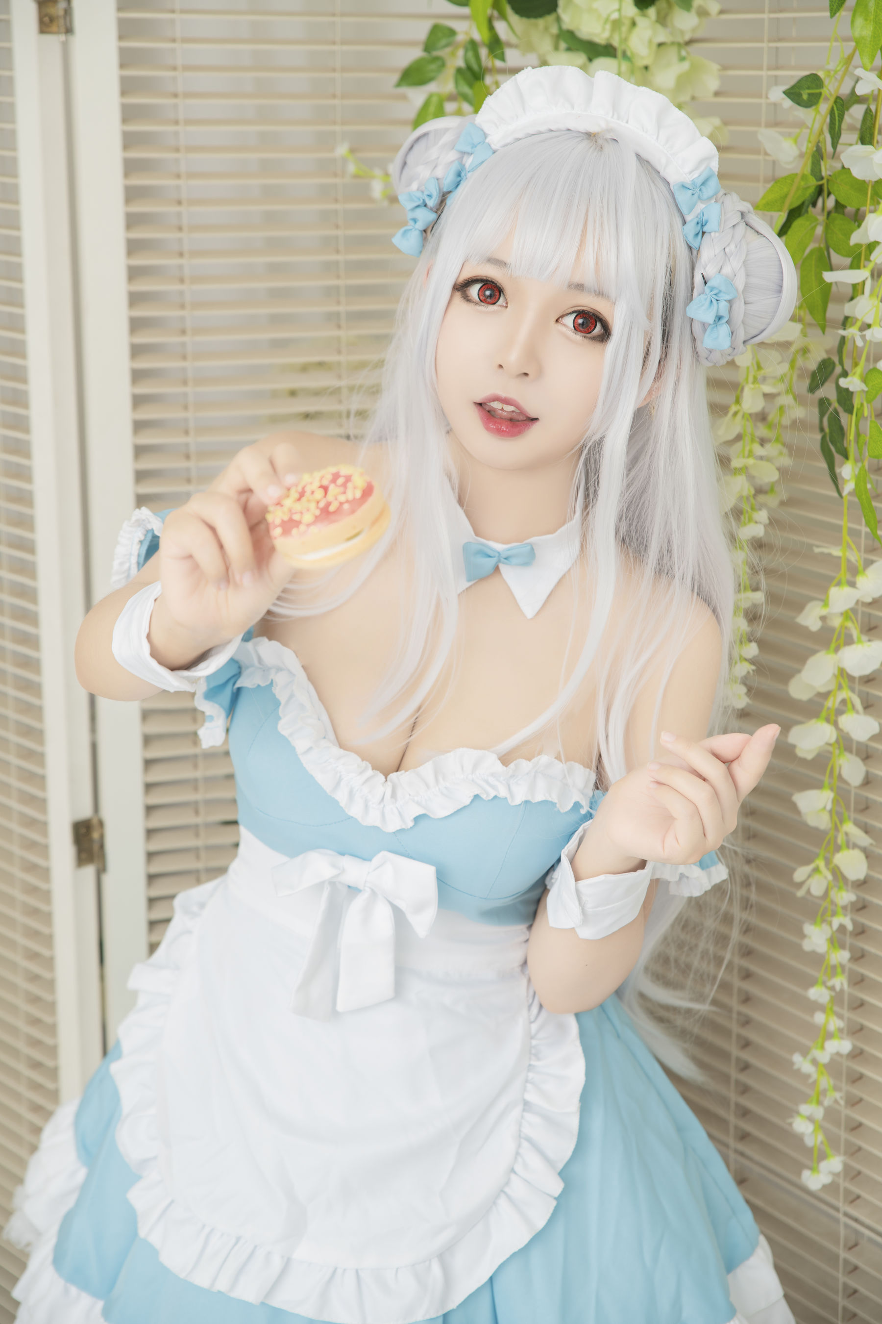 大眼萌妹黑猫猫OvO – 小天鹅 Cosplay-第6张