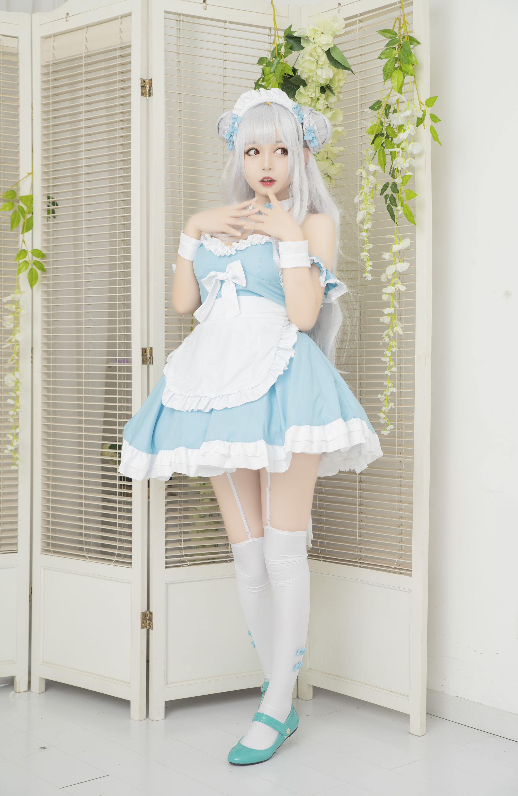 大眼萌妹黑猫猫OvO – 小天鹅 Cosplay-第16张
