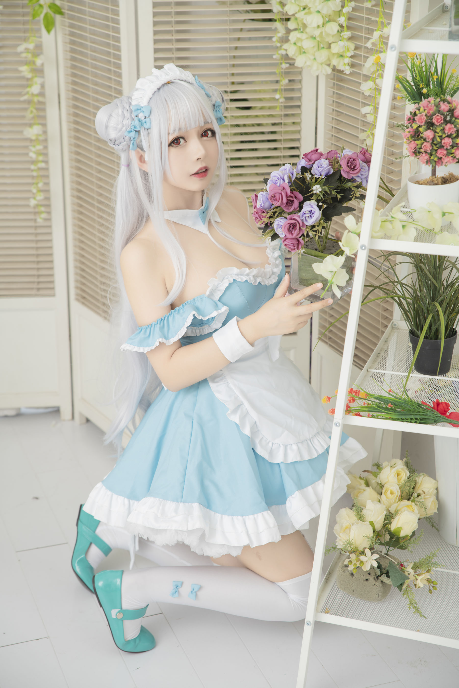 大眼萌妹黑猫猫OvO – 小天鹅 Cosplay-第3张