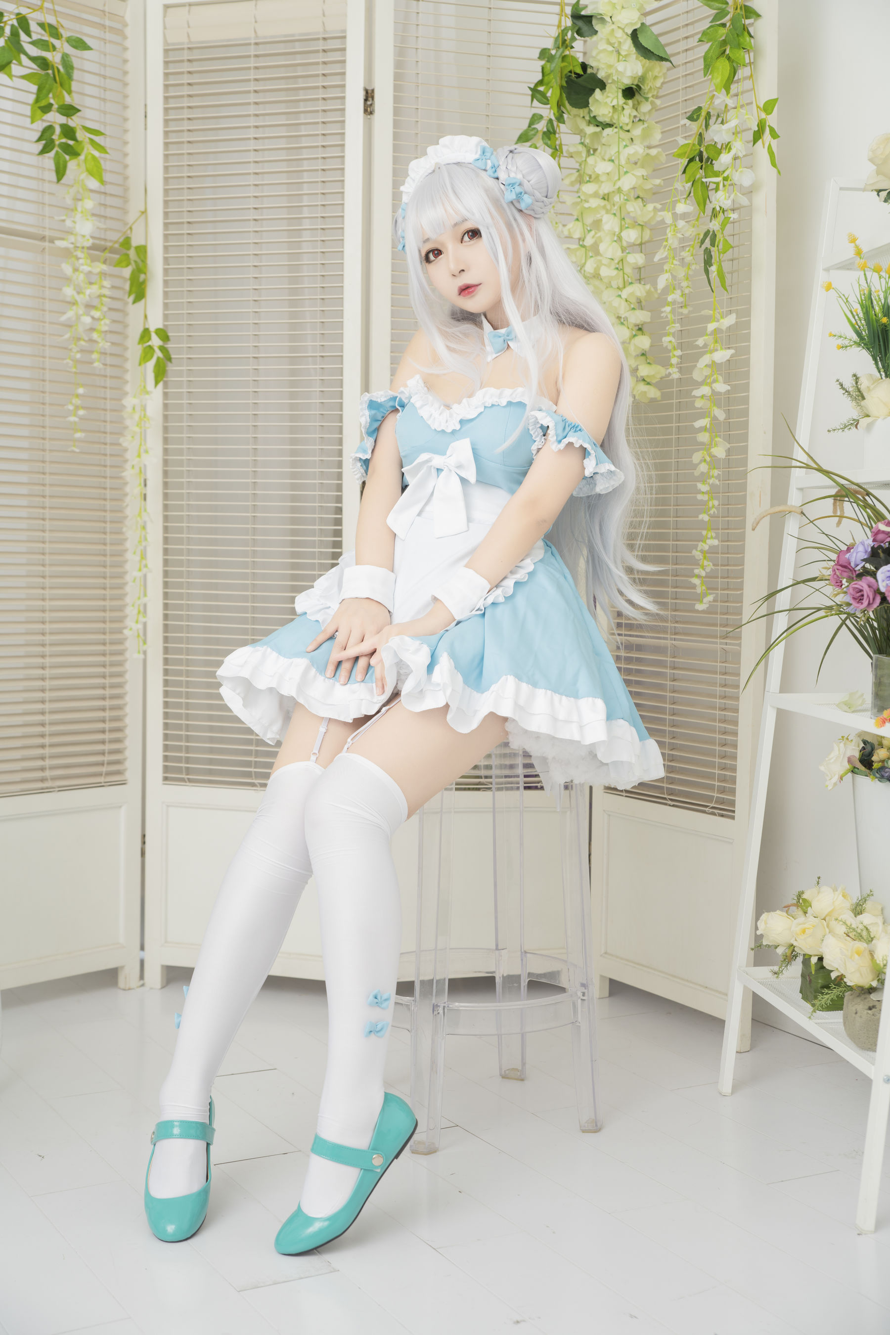 大眼萌妹黑猫猫OvO – 小天鹅 Cosplay-第8张