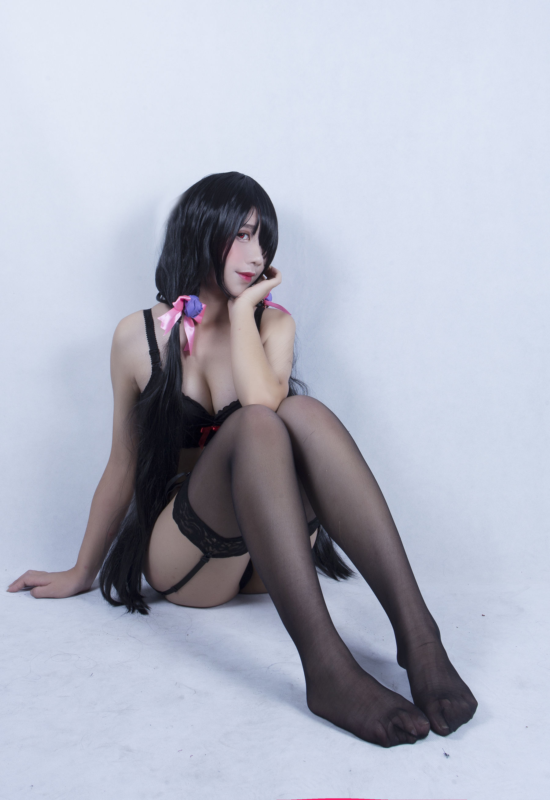 动漫博主九曲Jean 狂三系列 Cosplay-第6张
