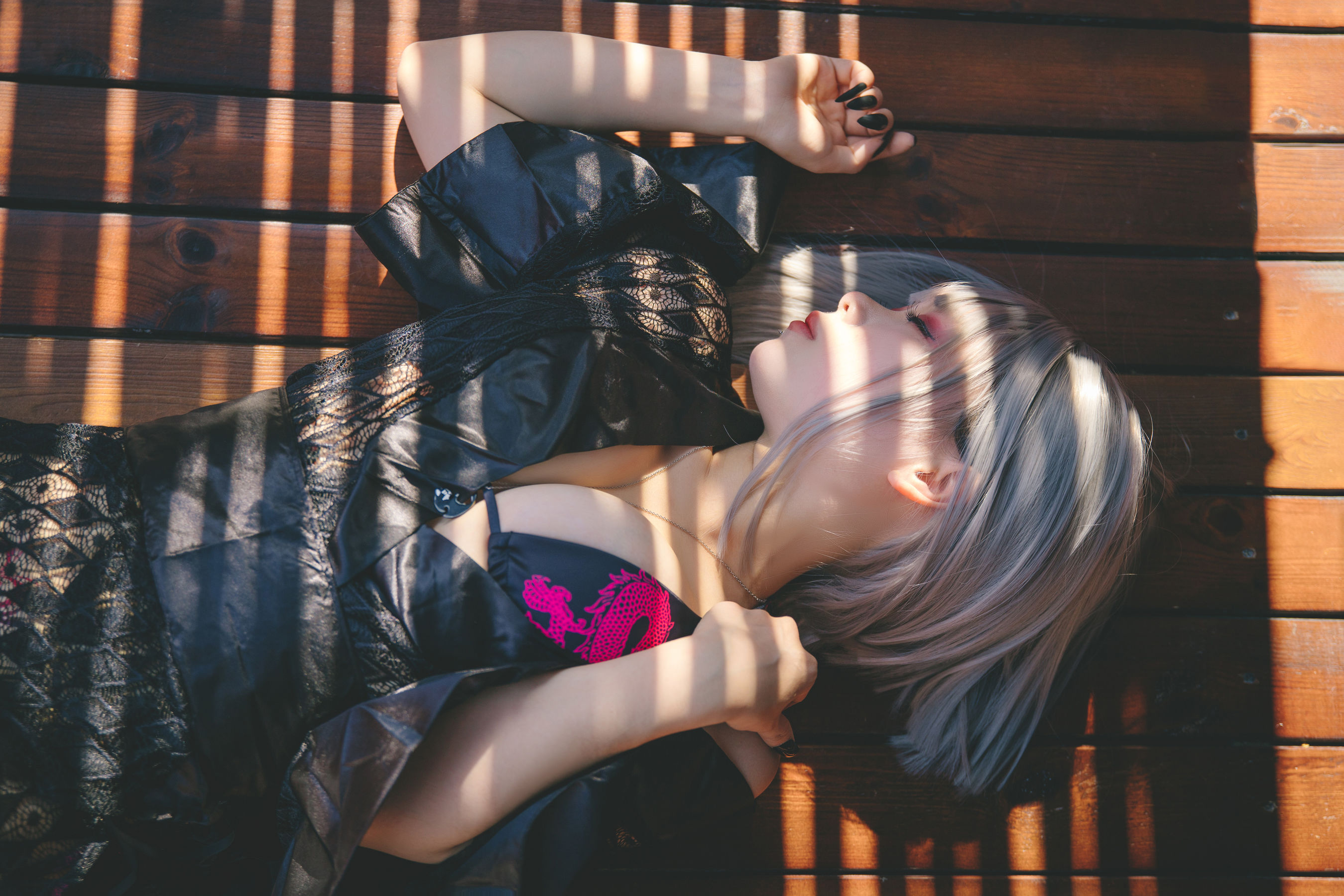 末夜787 – 五月舰长 和服 Cosplay-第33张