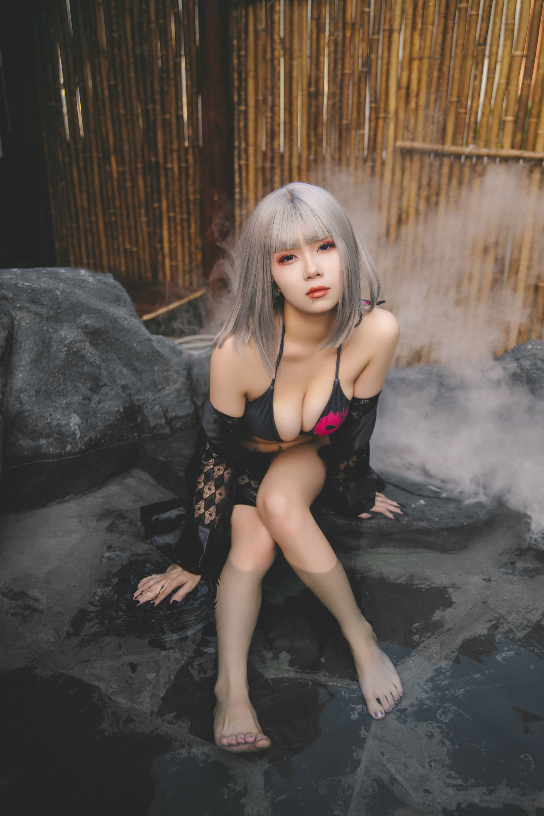 末夜787 – 五月舰长 和服 Cosplay-第24张