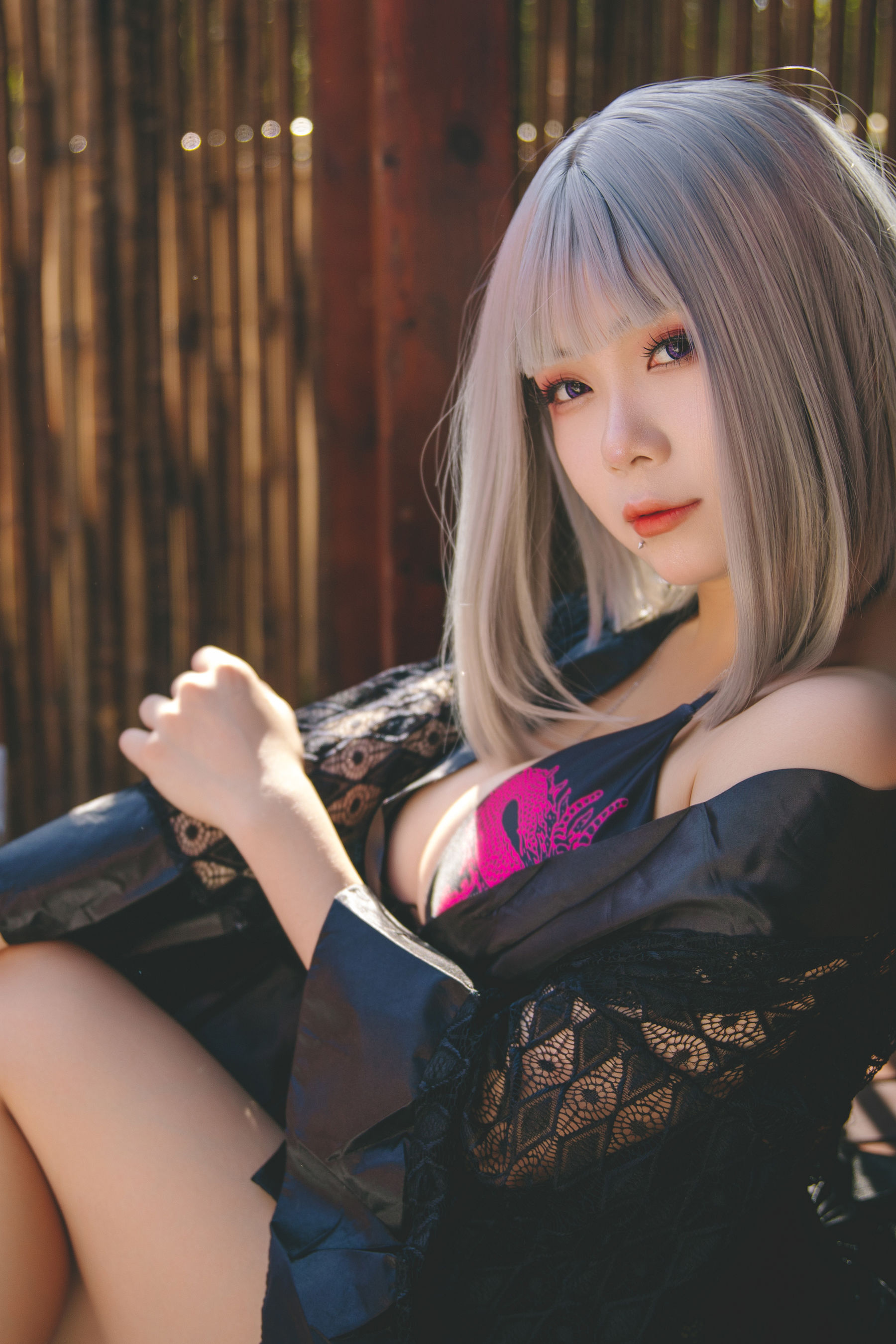末夜787 – 五月舰长 和服 Cosplay-第28张
