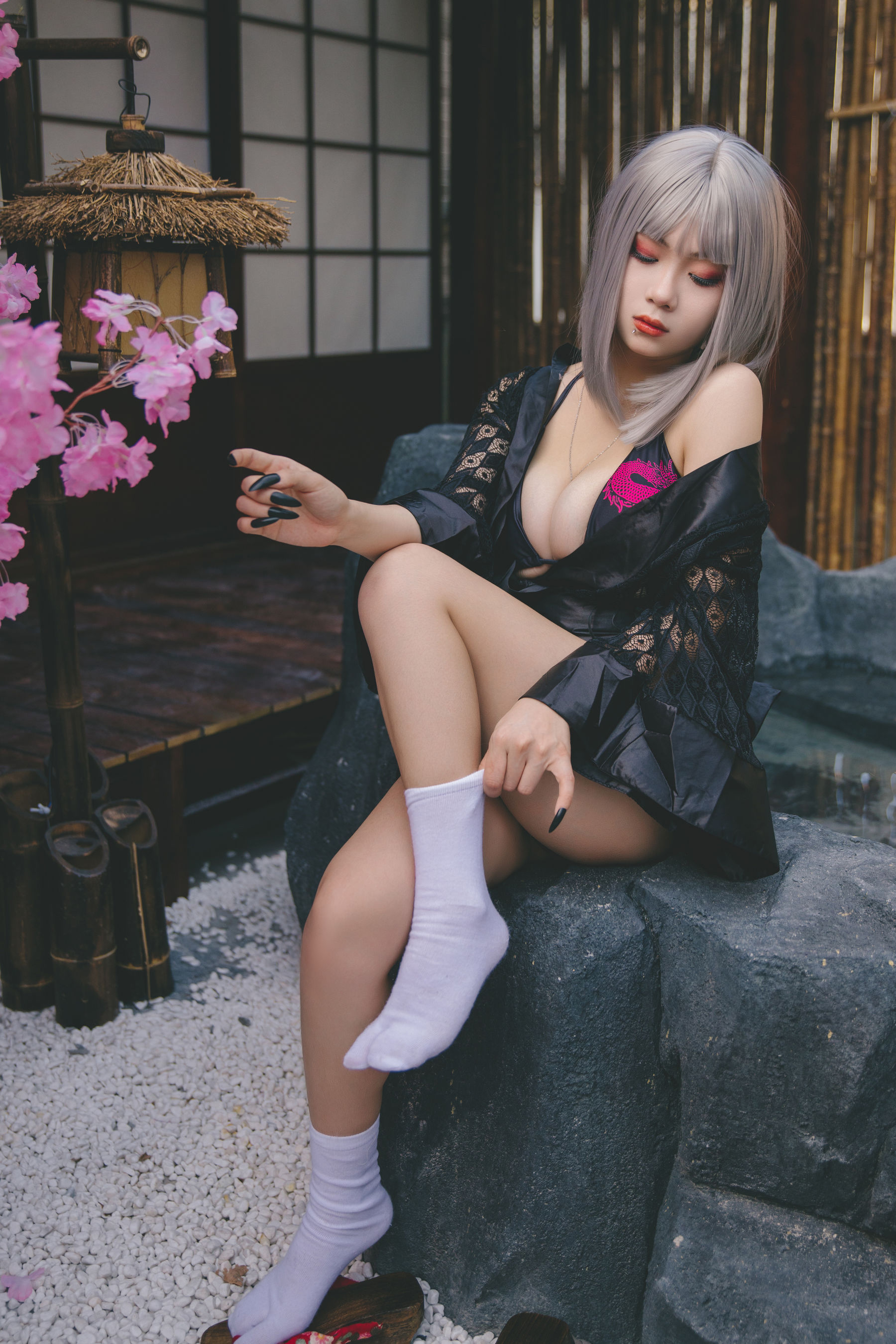 末夜787 – 五月舰长 和服 Cosplay-第49张