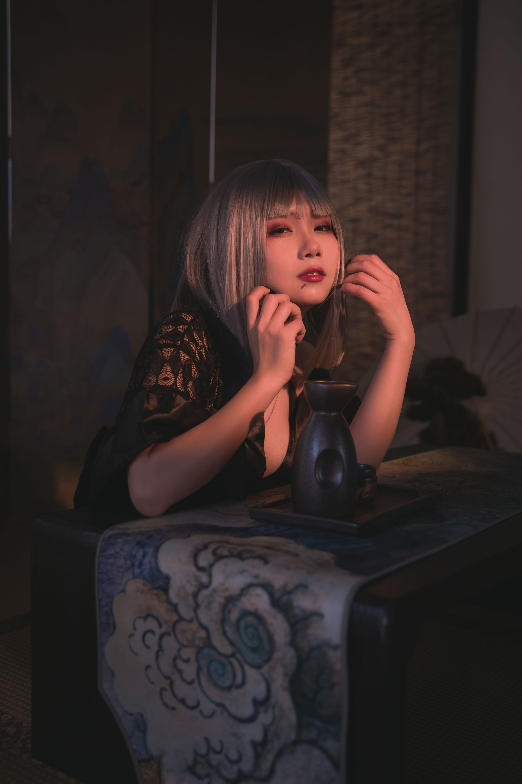 末夜787 – 五月舰长 和服 Cosplay-第67张