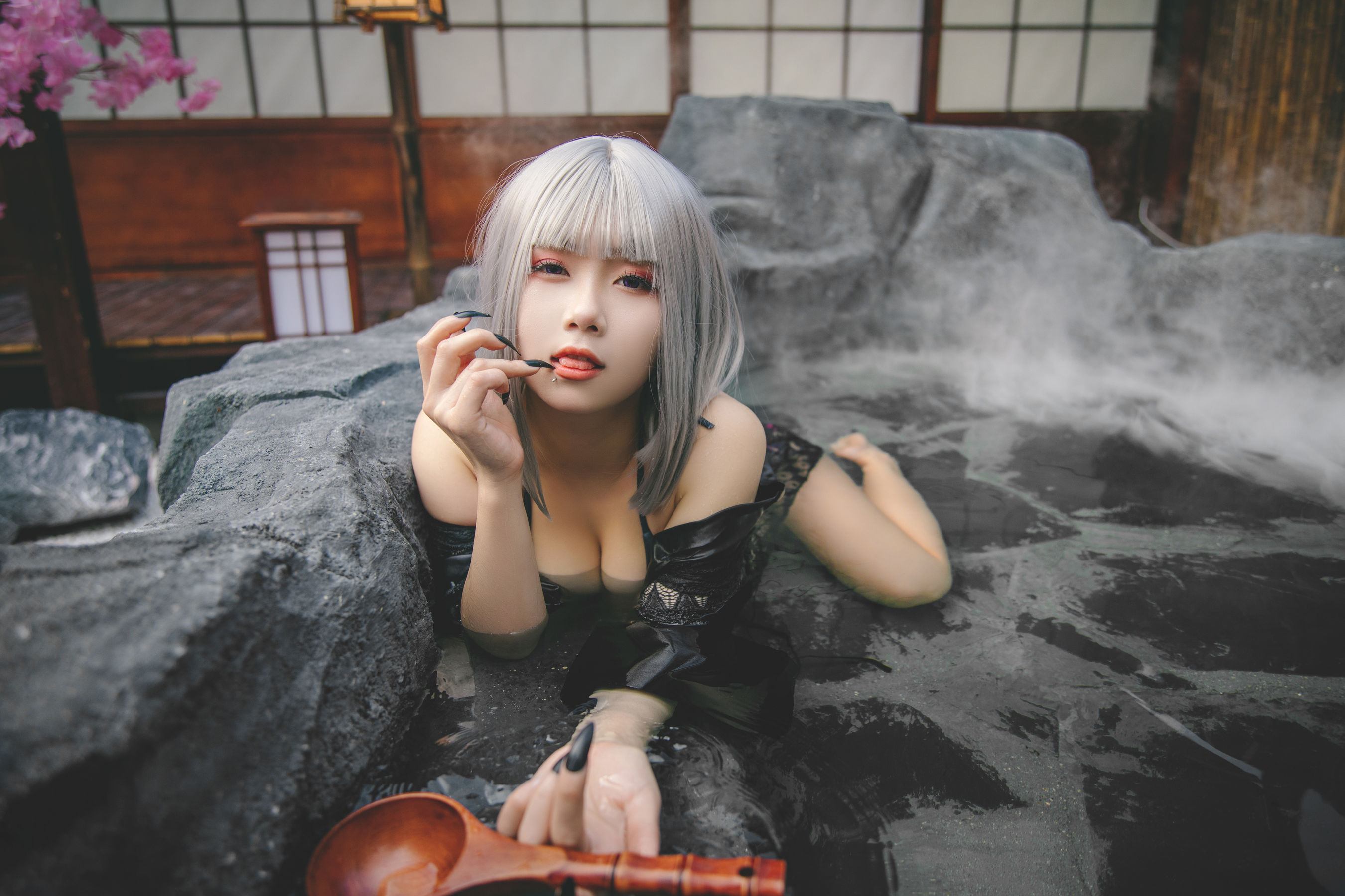 末夜787 – 五月舰长 和服 Cosplay-第20张