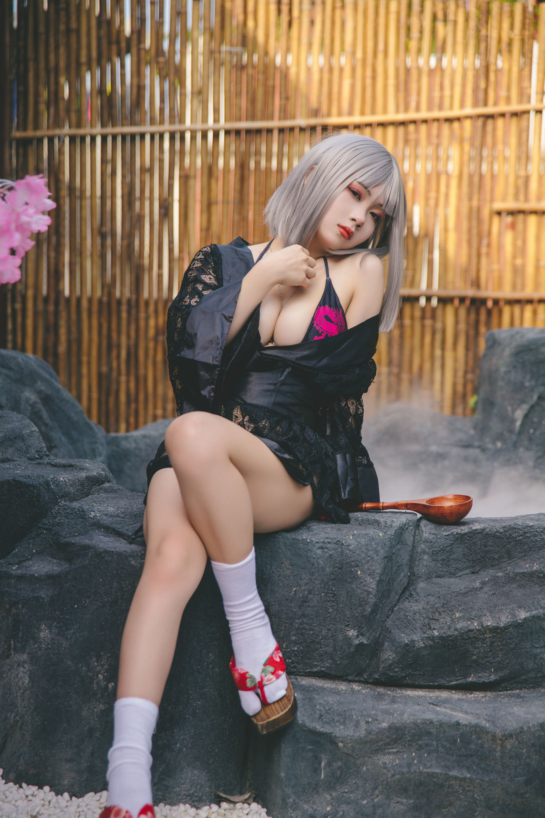末夜787 – 五月舰长 和服 Cosplay-第54张