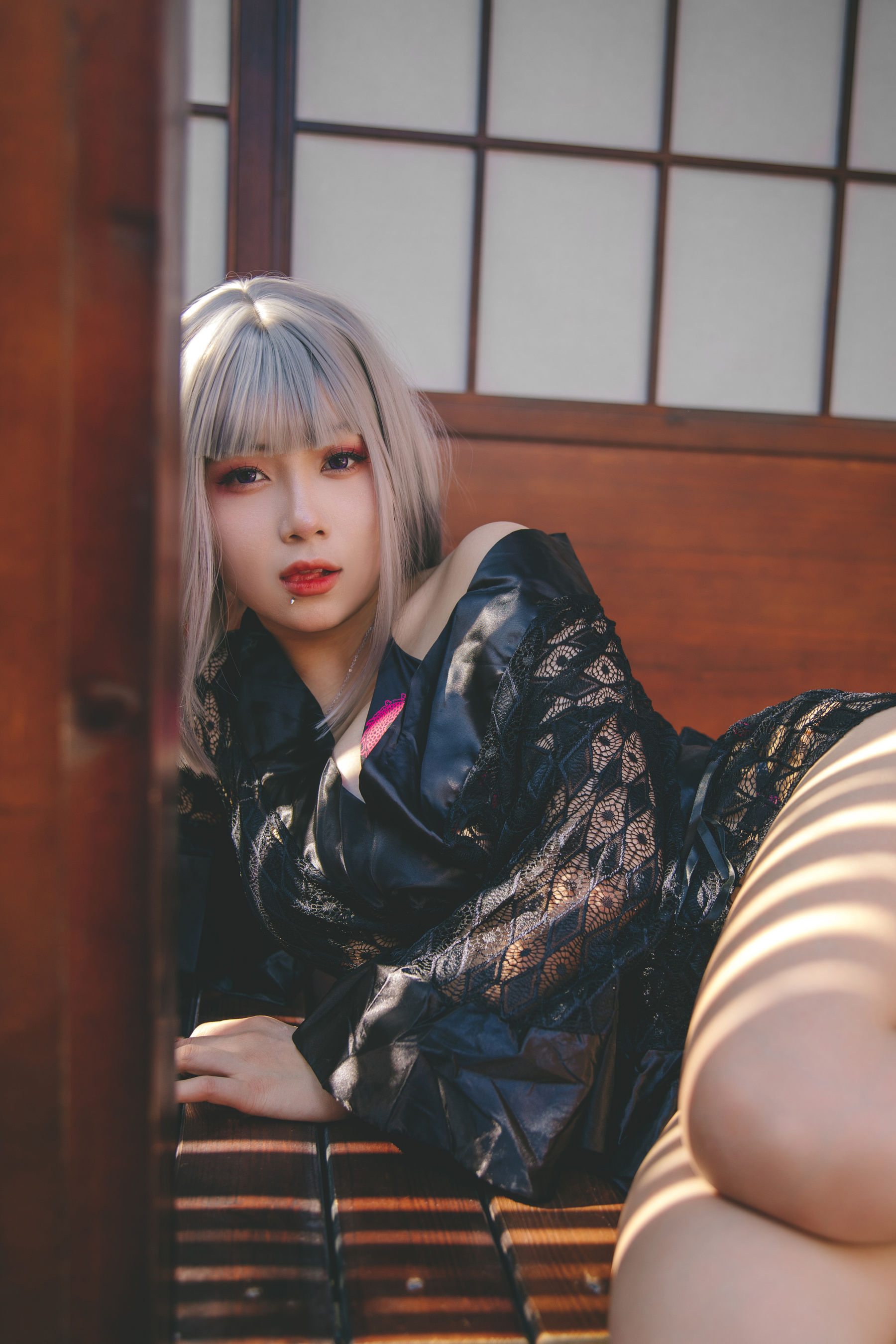 末夜787 – 五月舰长 和服 Cosplay-第41张