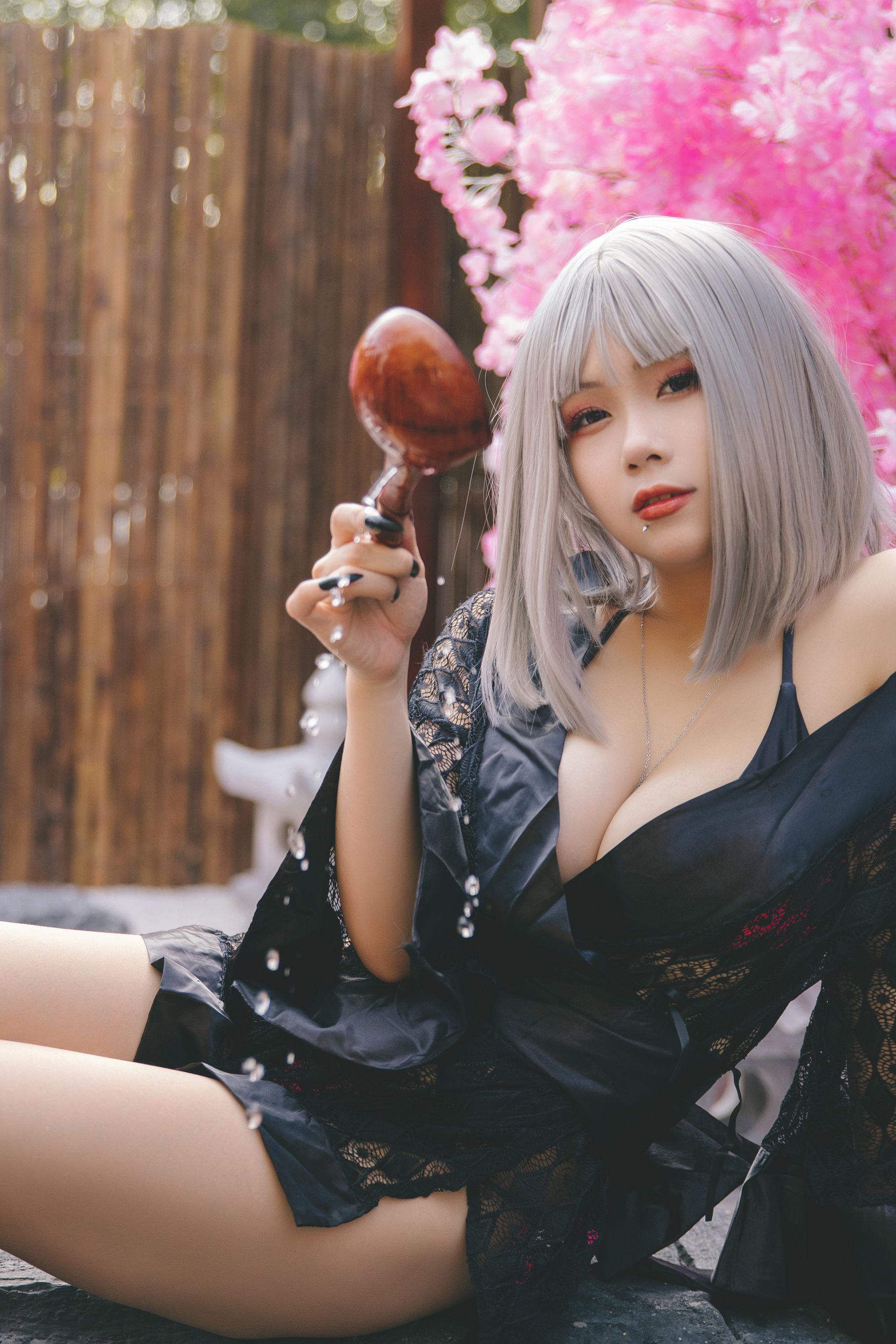 末夜787 – 五月舰长 和服 Cosplay-第40张