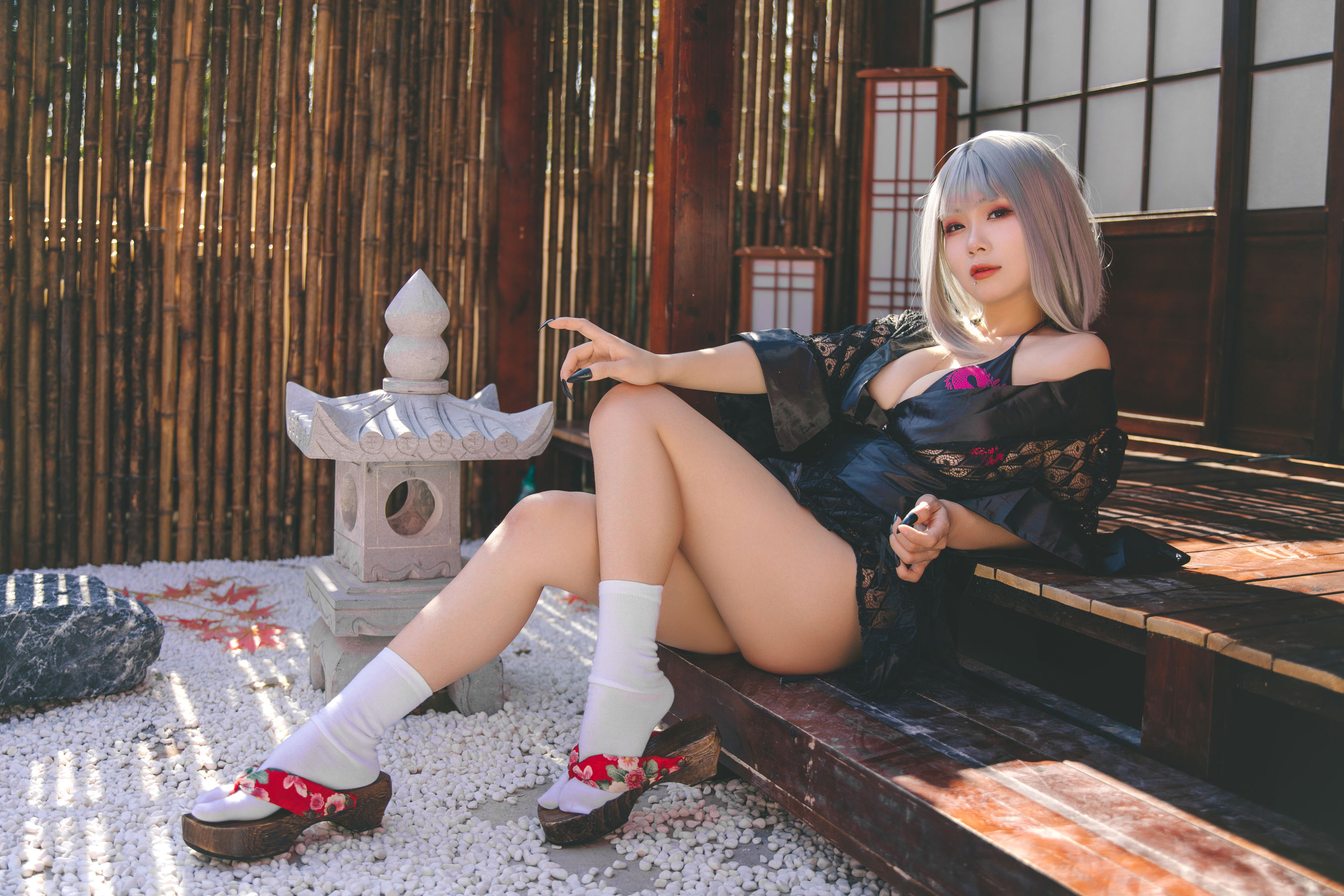 末夜787 – 五月舰长 和服 Cosplay-第27张