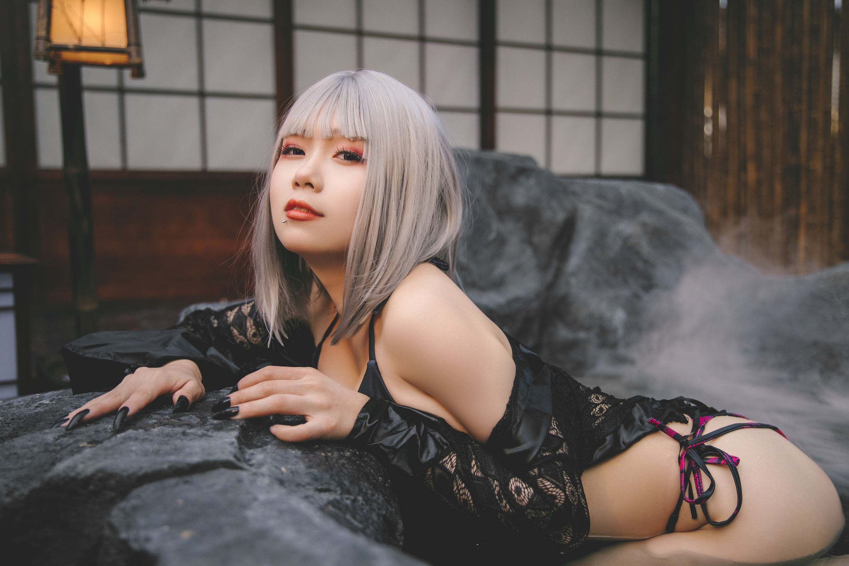 末夜787 – 五月舰长 和服 Cosplay-第19张