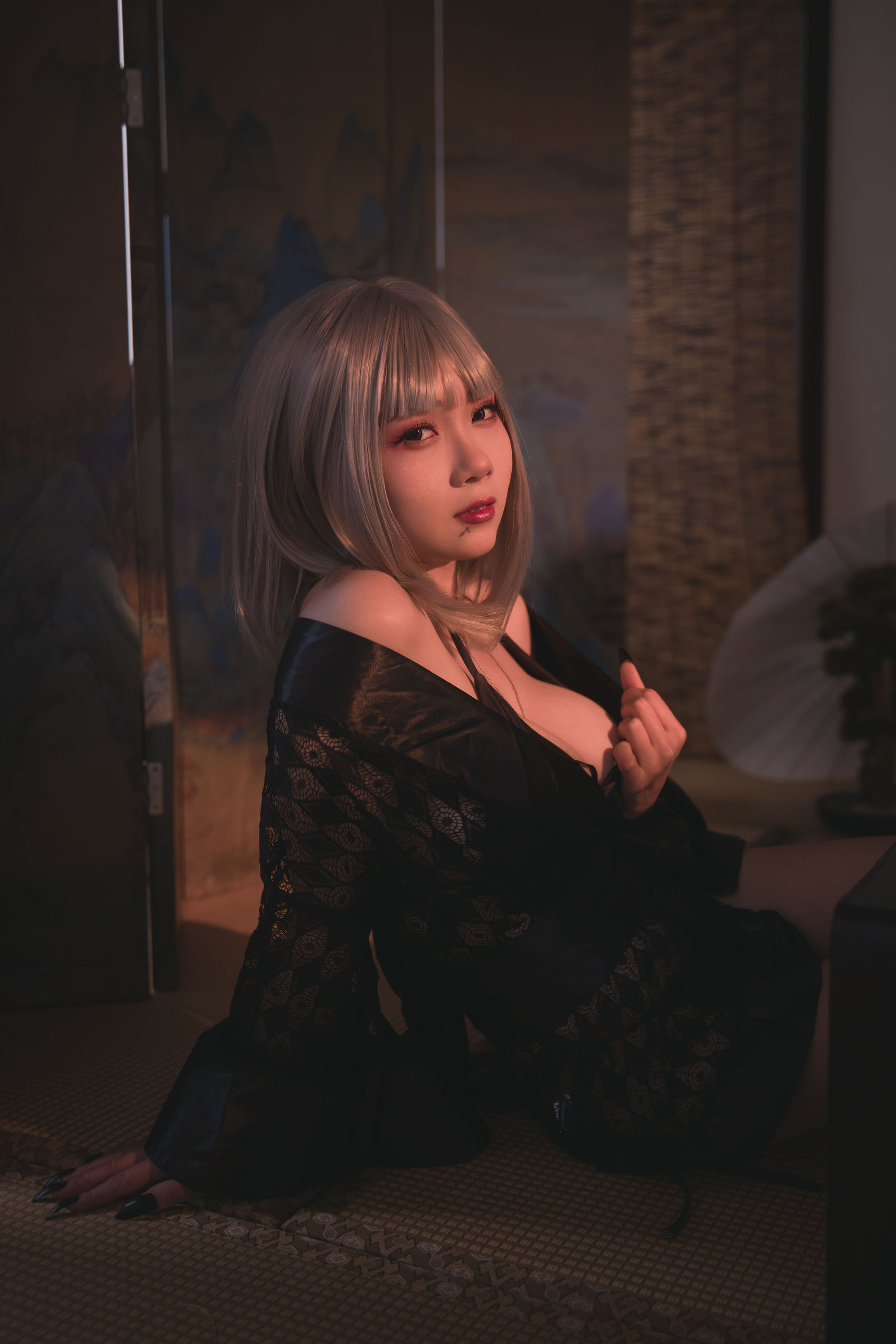 末夜787 – 五月舰长 和服 Cosplay-第68张