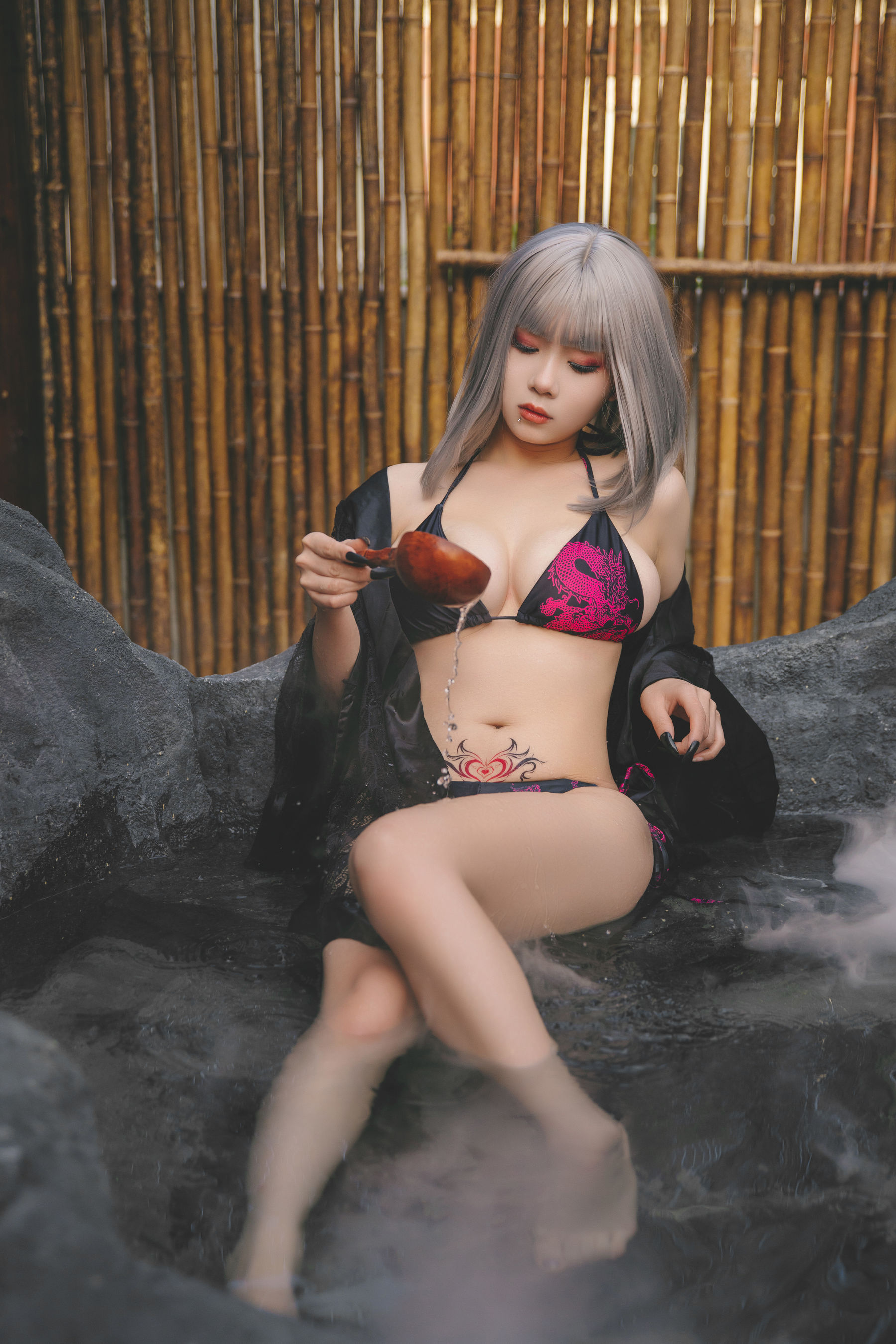 末夜787 – 五月舰长 和服 Cosplay-第30张