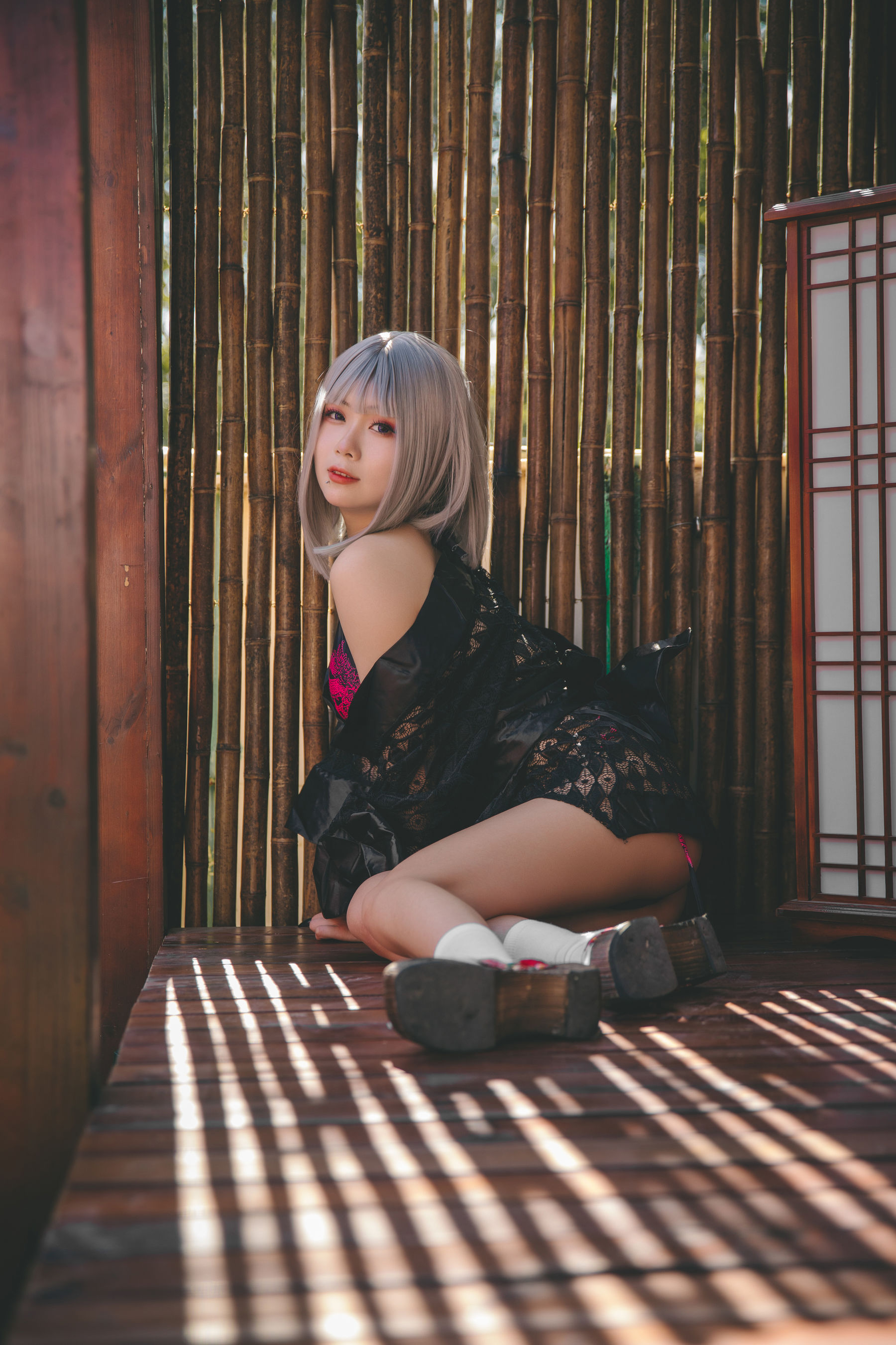 末夜787 – 五月舰长 和服 Cosplay-第18张