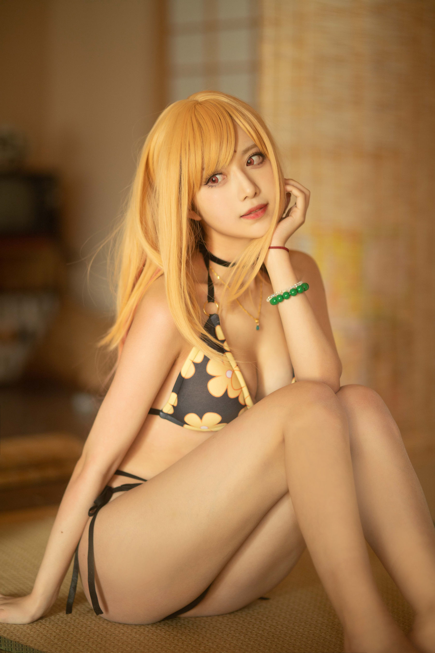 Shika小鹿鹿 – 喜多川海梦泳装 Cosplay-第2张