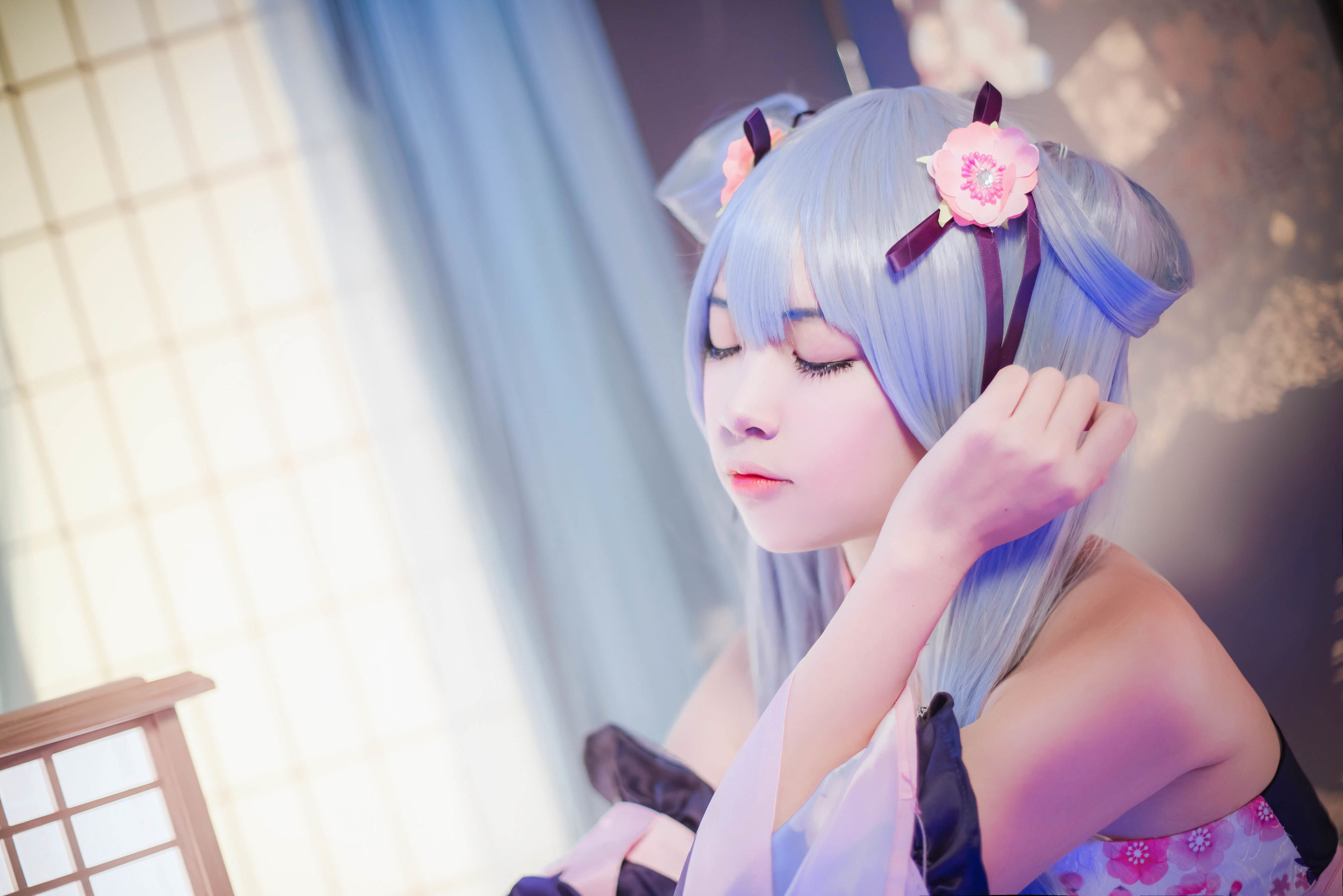 [Cosplay写真] 人气Coser二佐Nisa – 双马尾 Cosplay-第8张