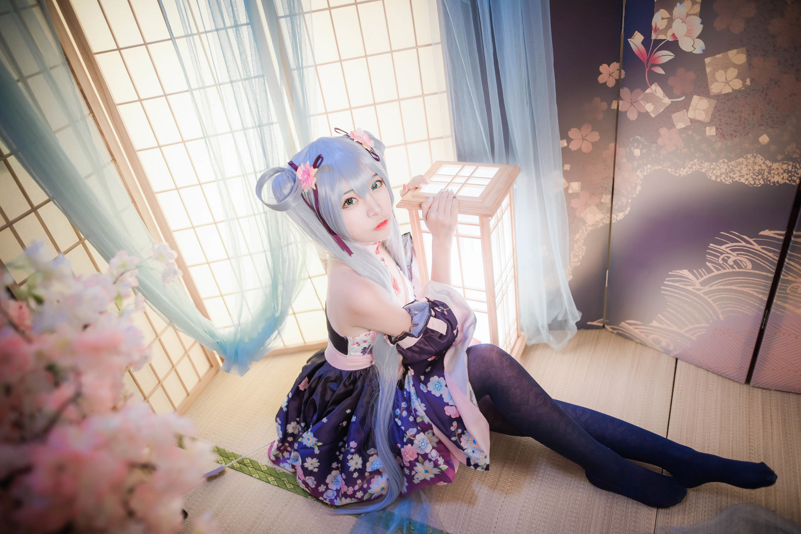 [Cosplay写真] 人气Coser二佐Nisa – 双马尾 Cosplay-第9张