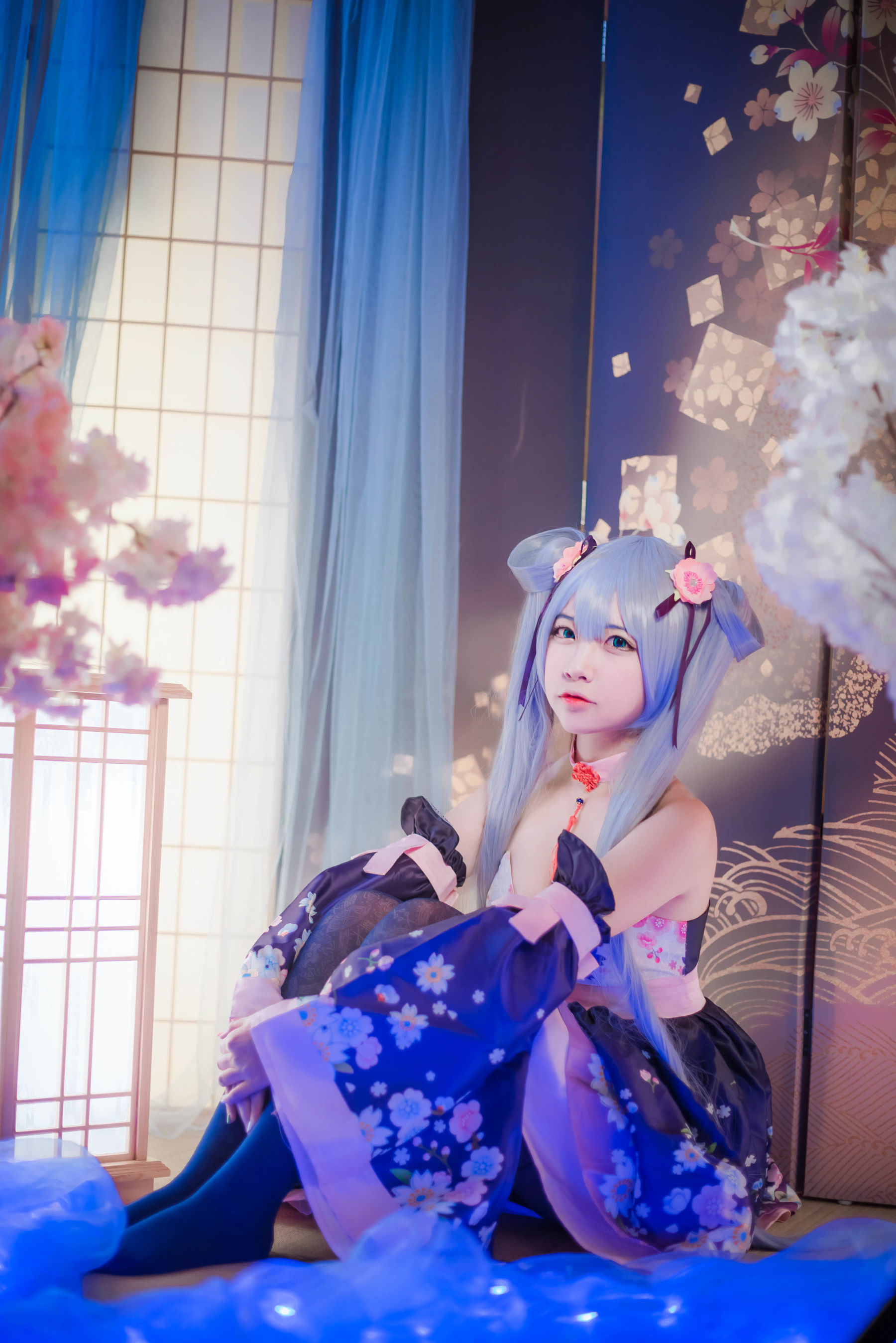 [Cosplay写真] 人气Coser二佐Nisa – 双马尾 Cosplay-第7张