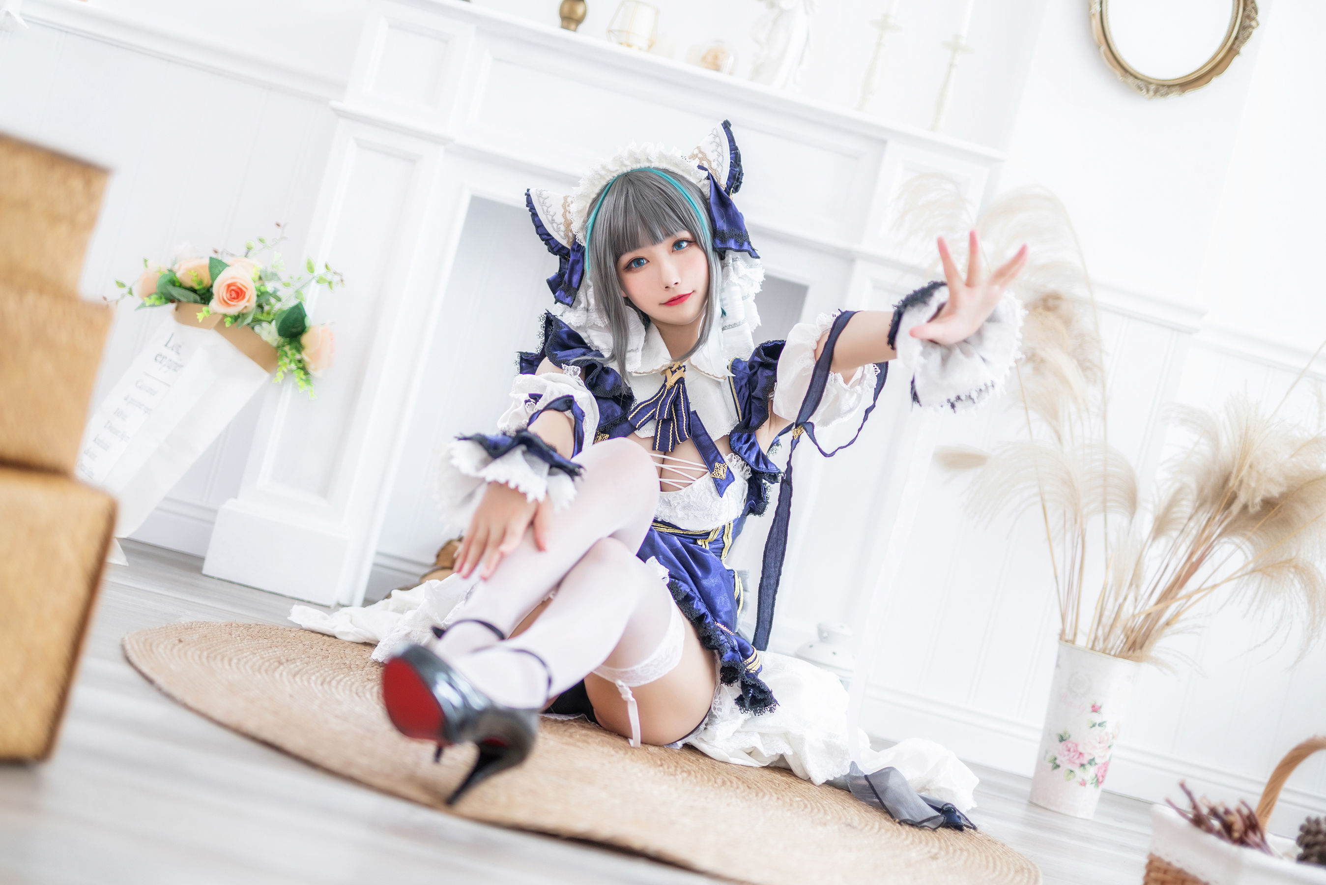 微博妹子Momoko葵葵 – 柴郡 Cosplay-第8张
