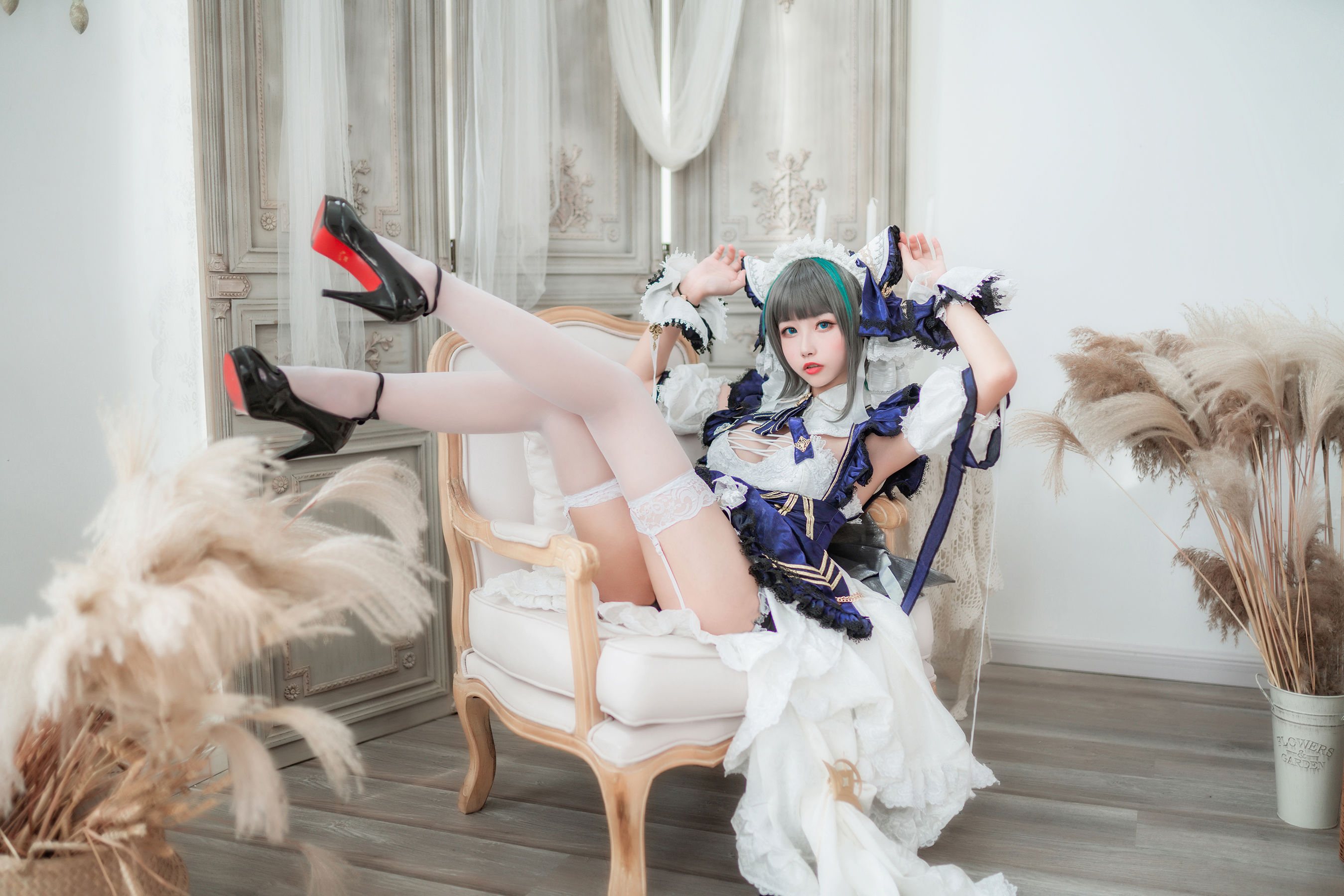 微博妹子Momoko葵葵 – 柴郡 Cosplay-第19张