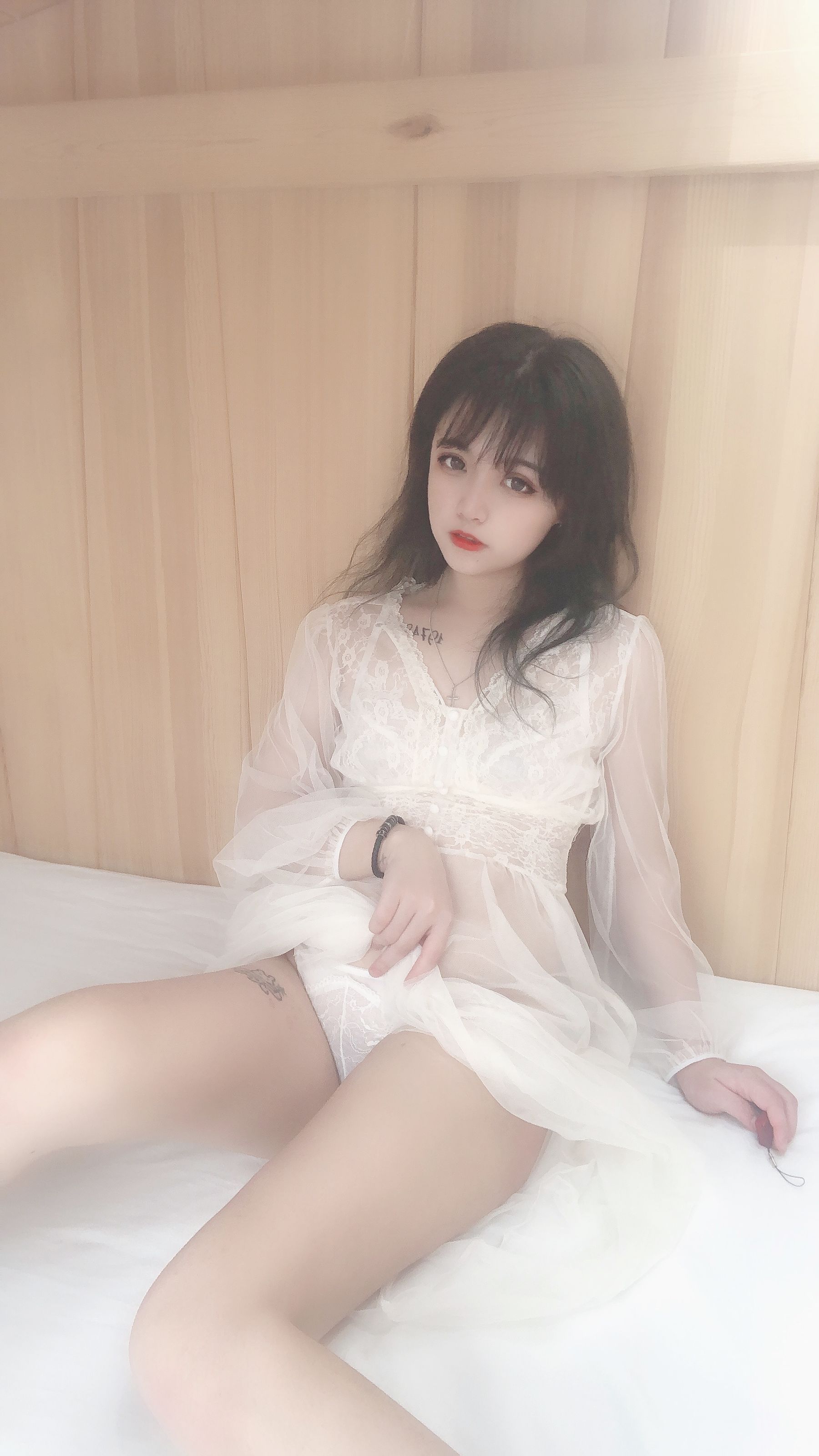 安妮 – 白色纱裙 Cosplay-第5张