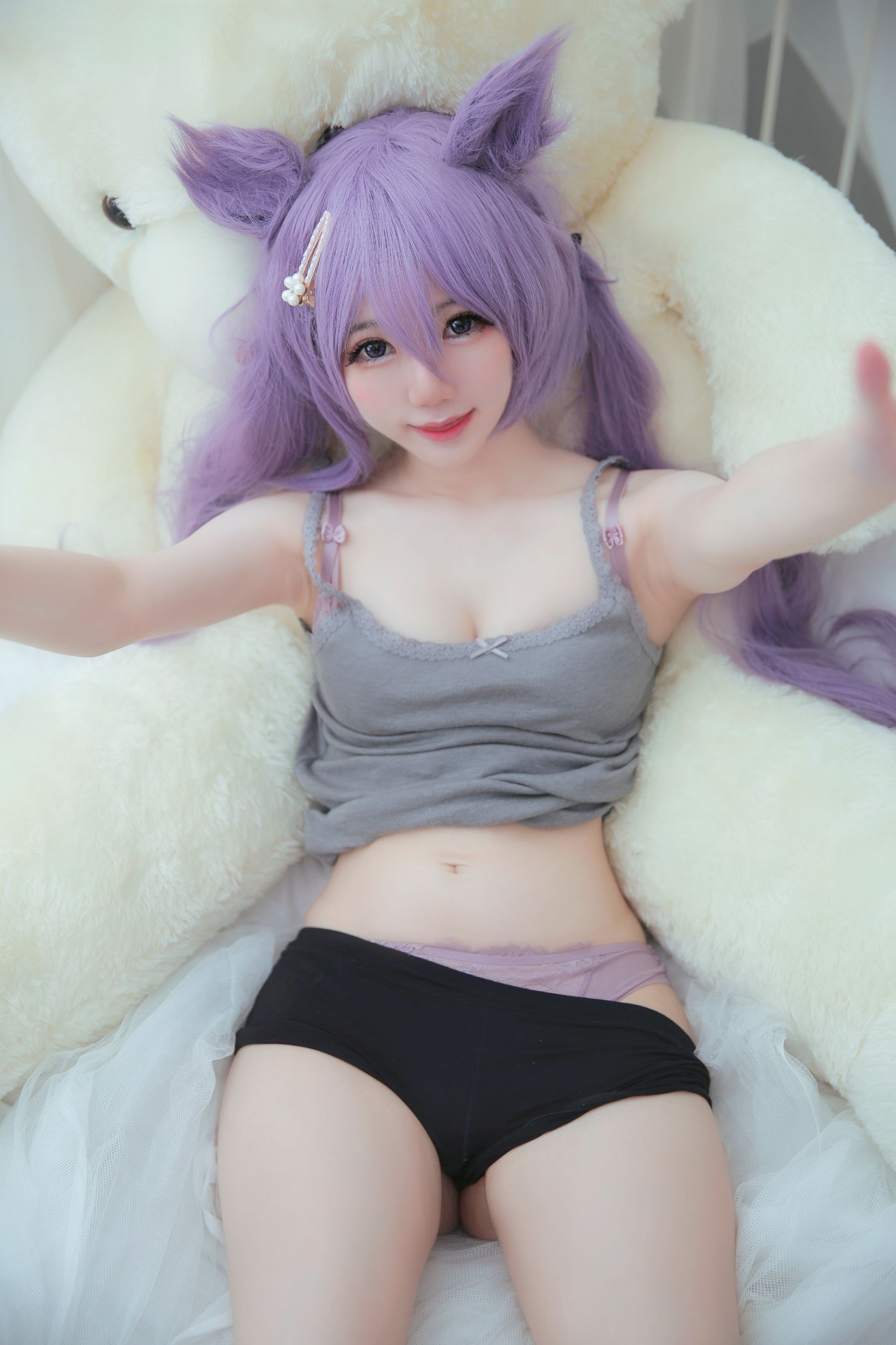 Sally Dorasnow – Keqing Lingerie Cosplay-第11张