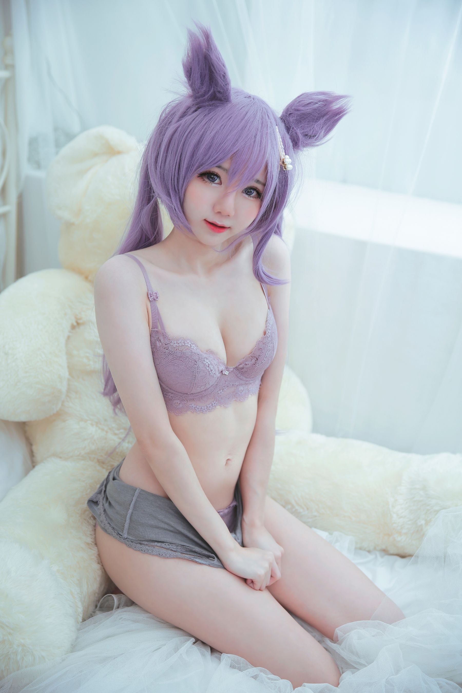 Sally Dorasnow – Keqing Lingerie Cosplay-第7张