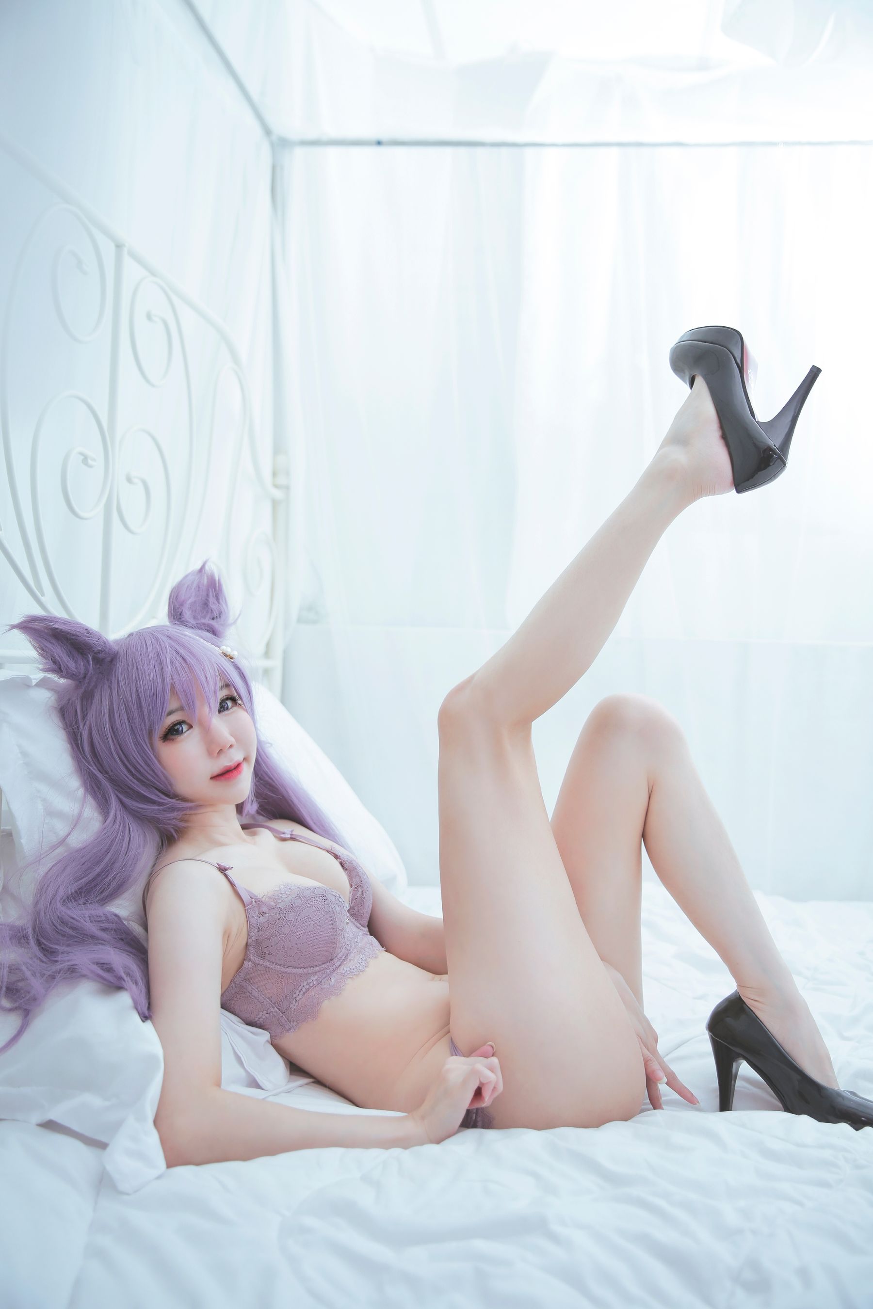 Sally Dorasnow – Keqing Lingerie Cosplay-第35张