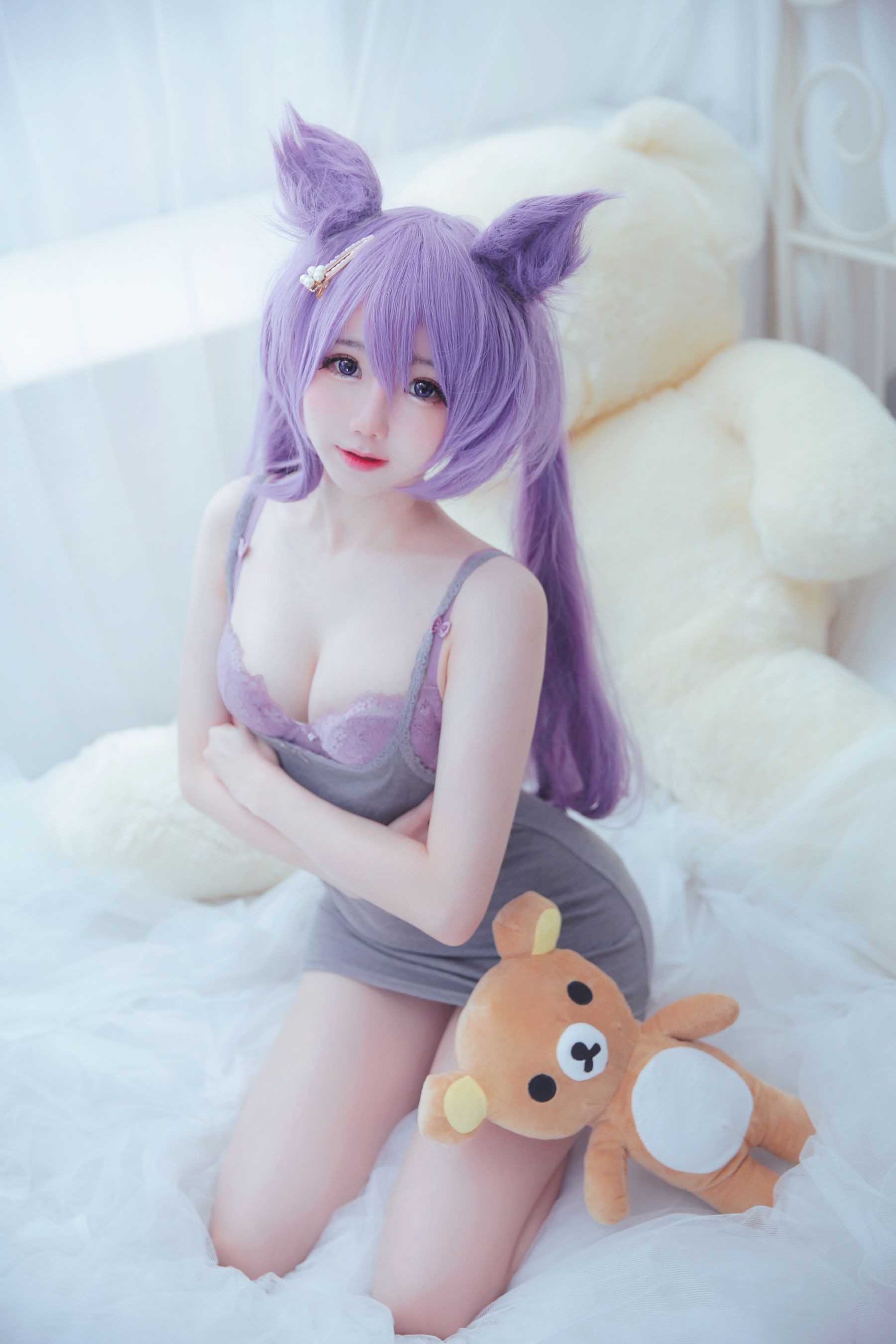 Sally Dorasnow – Keqing Lingerie Cosplay-第23张