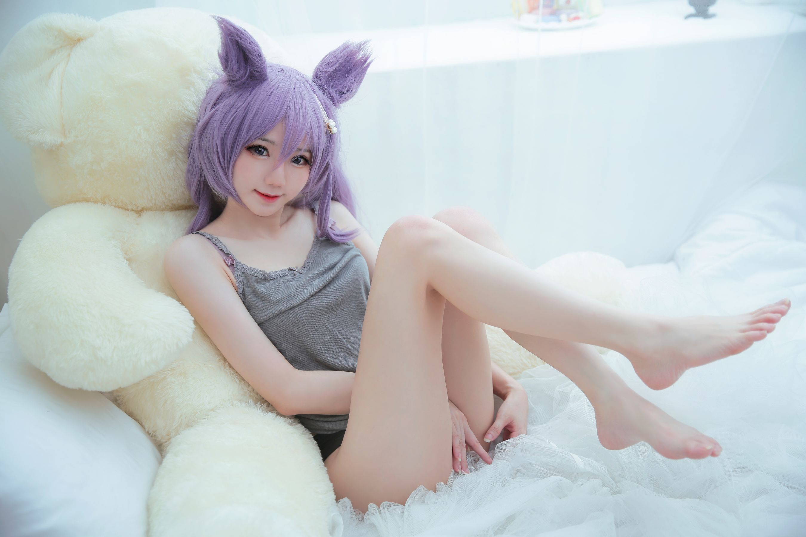 Sally Dorasnow – Keqing Lingerie Cosplay-第12张