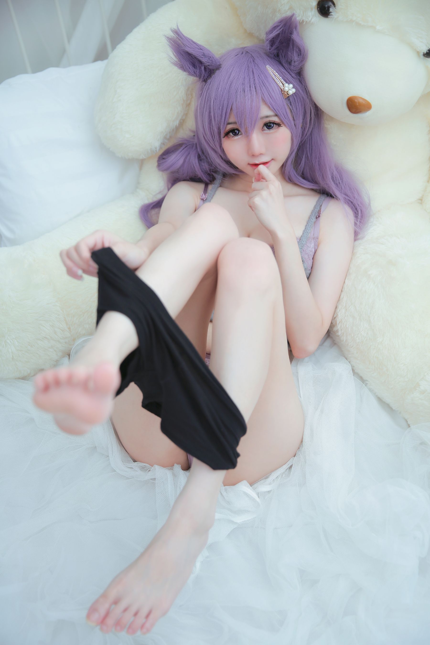 Sally Dorasnow – Keqing Lingerie Cosplay-第8张