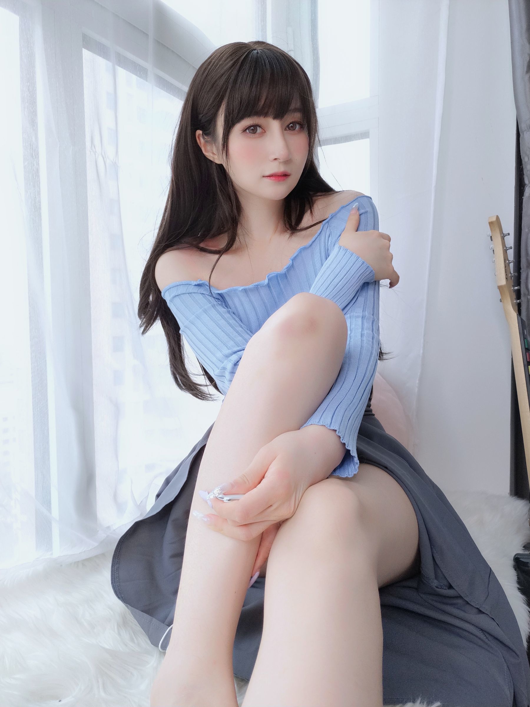 Coser小姐姐白银 – 吉他妹妹 Cosplay-第52张