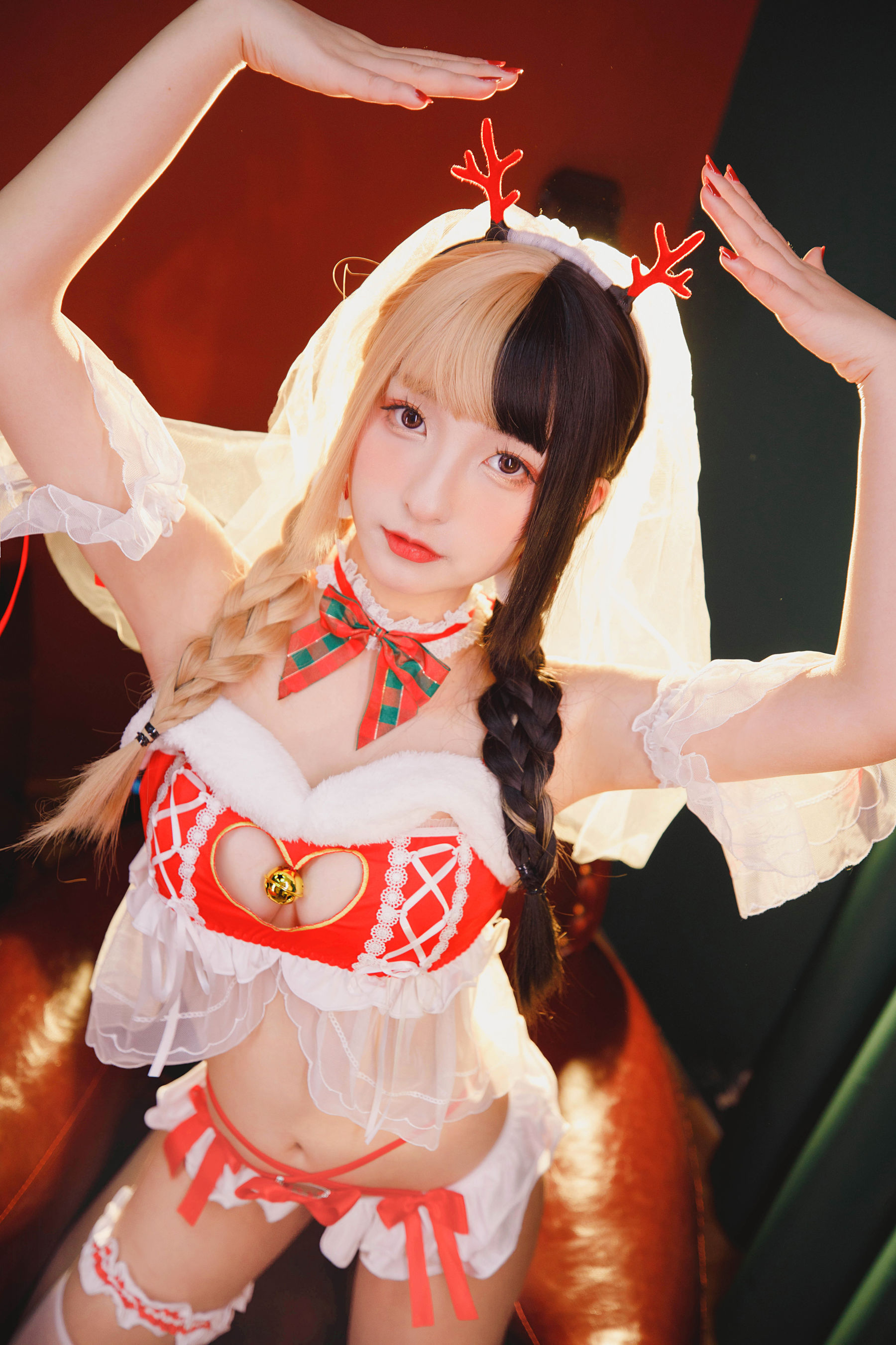 萝莉神楽板真冬之鹿の恩返し Cosplay-第98张