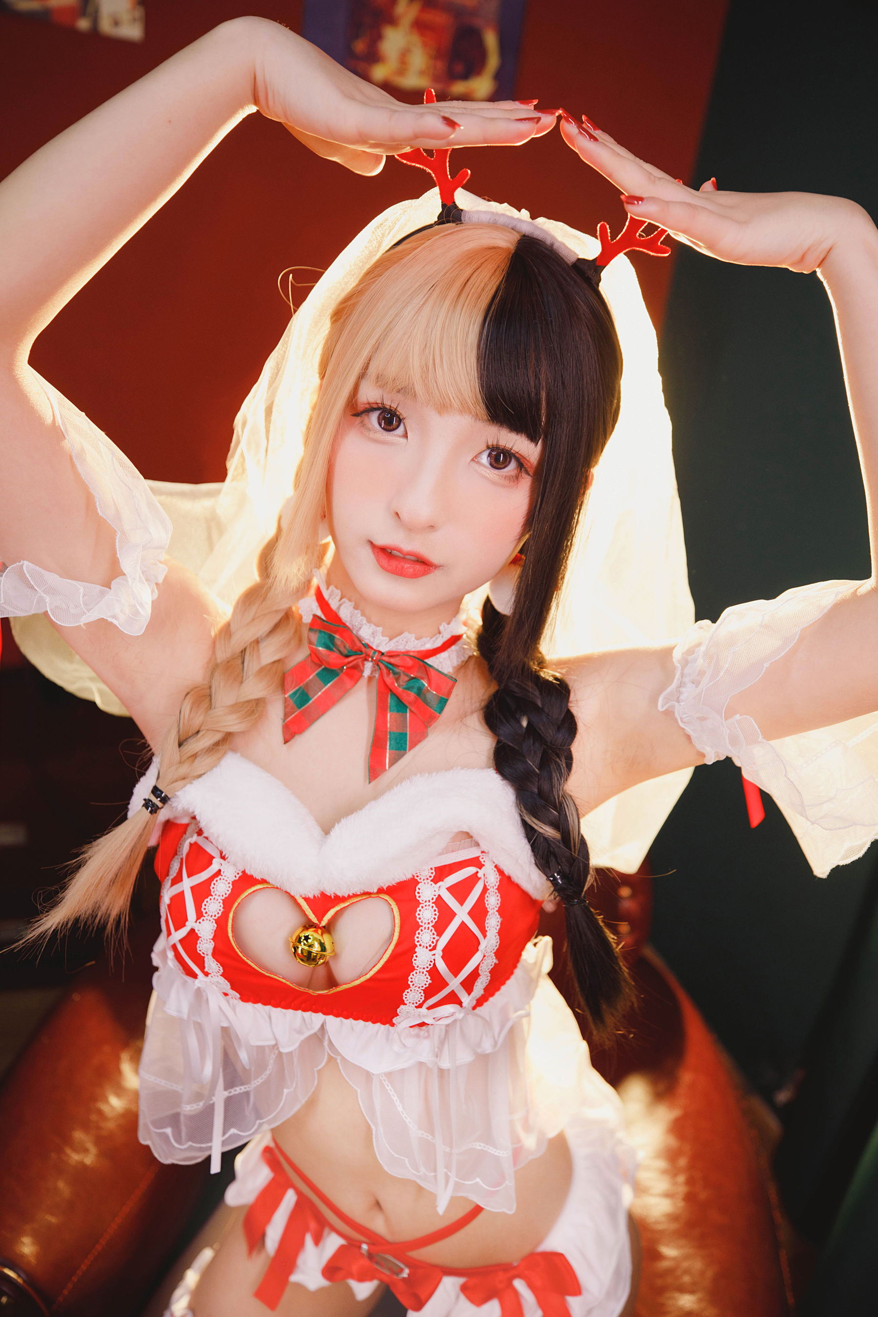 萝莉神楽板真冬之鹿の恩返し Cosplay-第99张