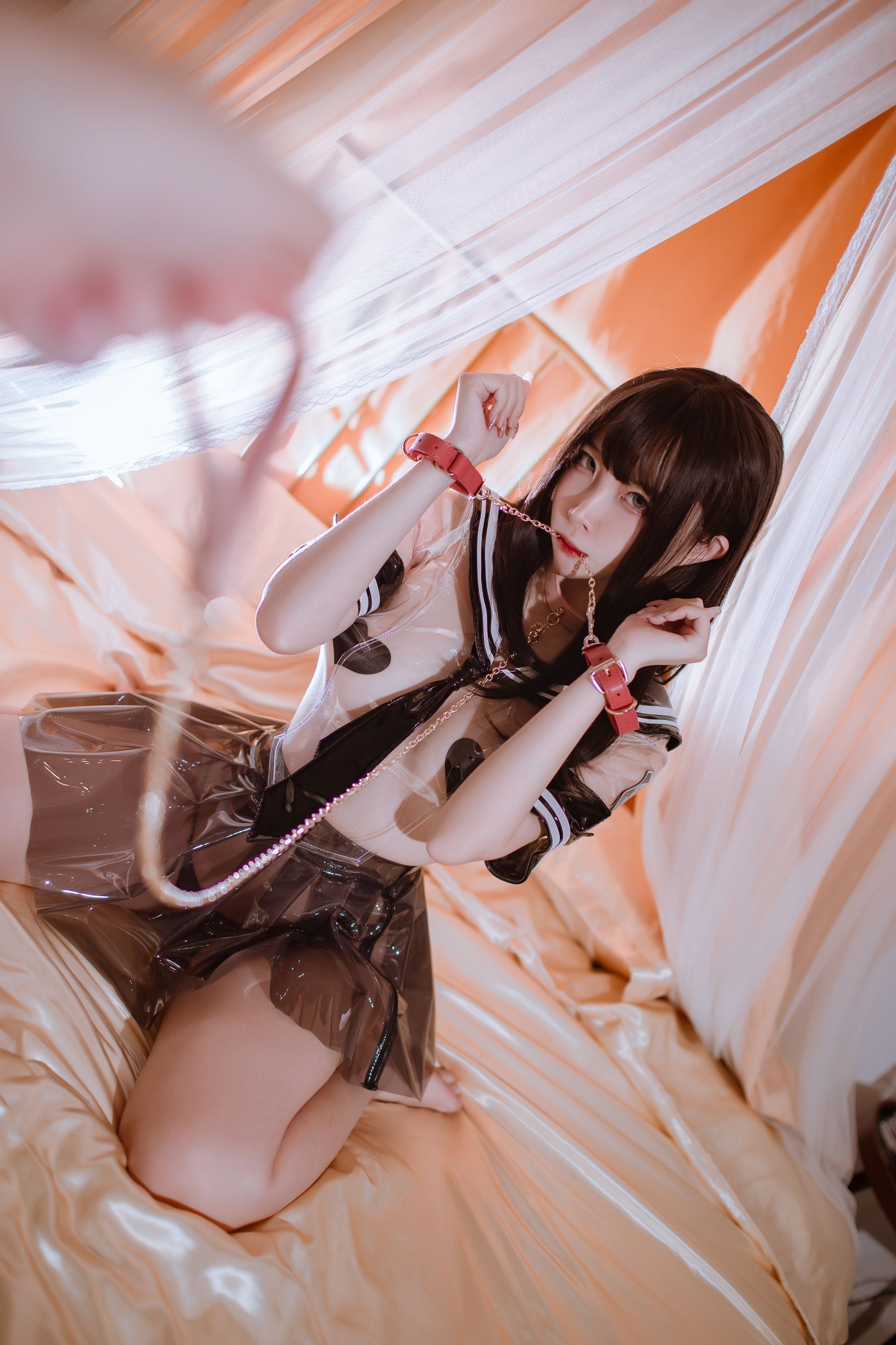 人气Coser二佐Nisa – 透明JK Cosplay-第37张