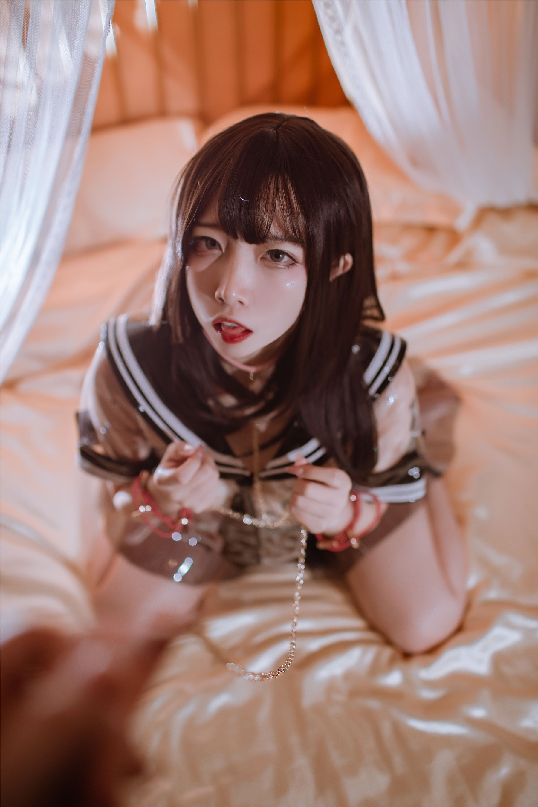人气Coser二佐Nisa – 透明JK Cosplay-第40张