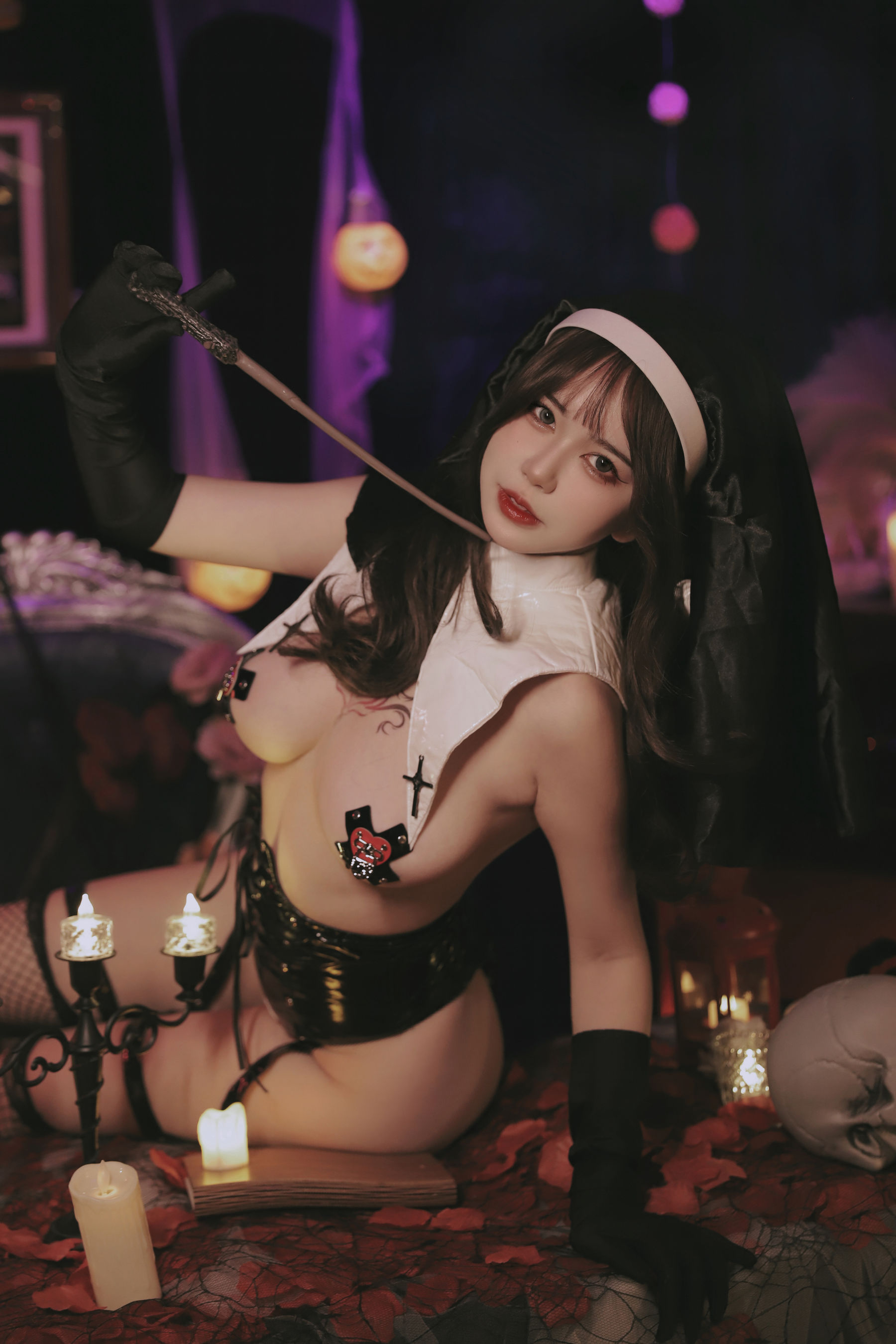 Tina很妖孽呀 – 万圣修女 Cosplay-第63张