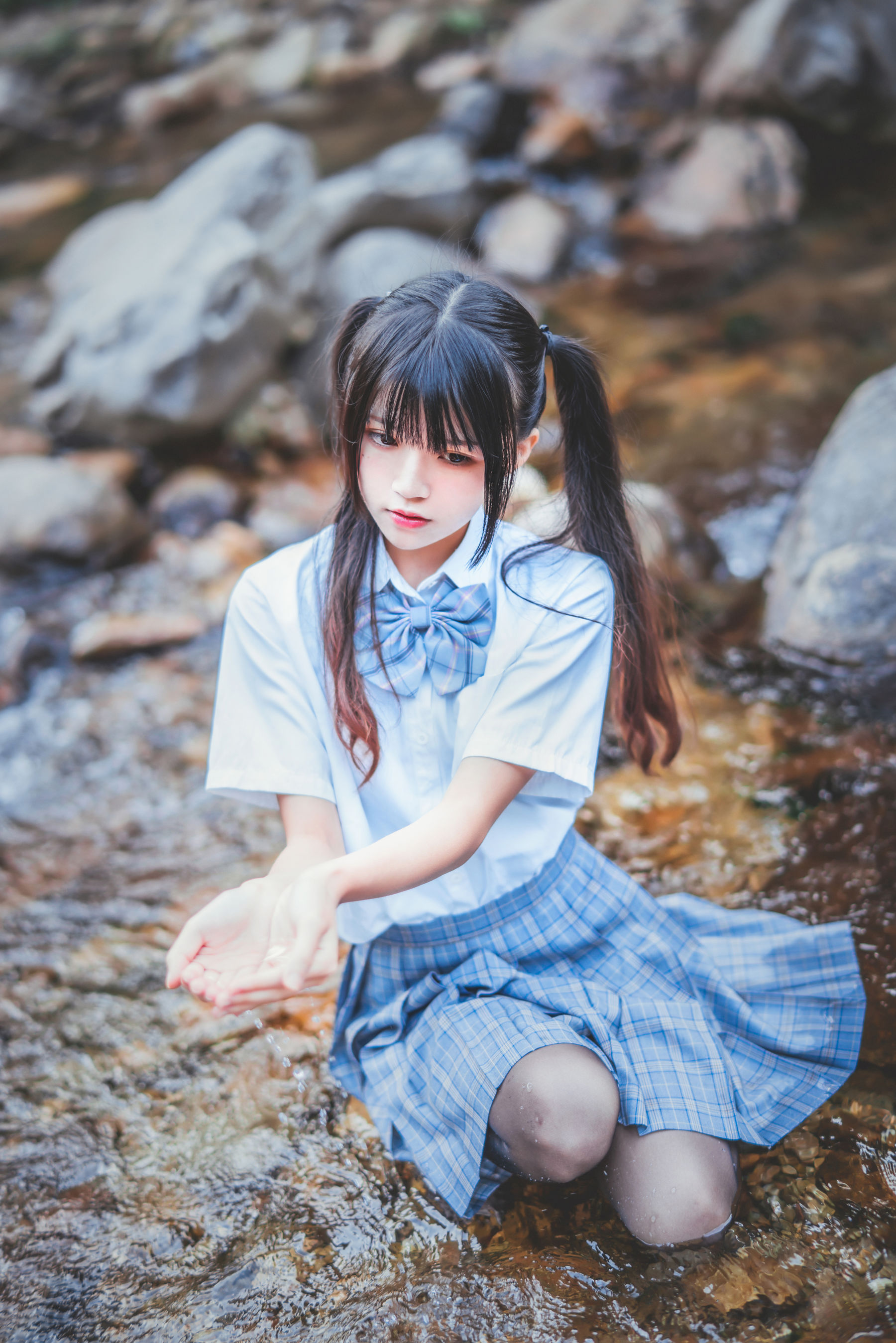 [萝莉COS] 桜桃喵《校服少女COSPLAY湿身系列》 Cosplay-第1张