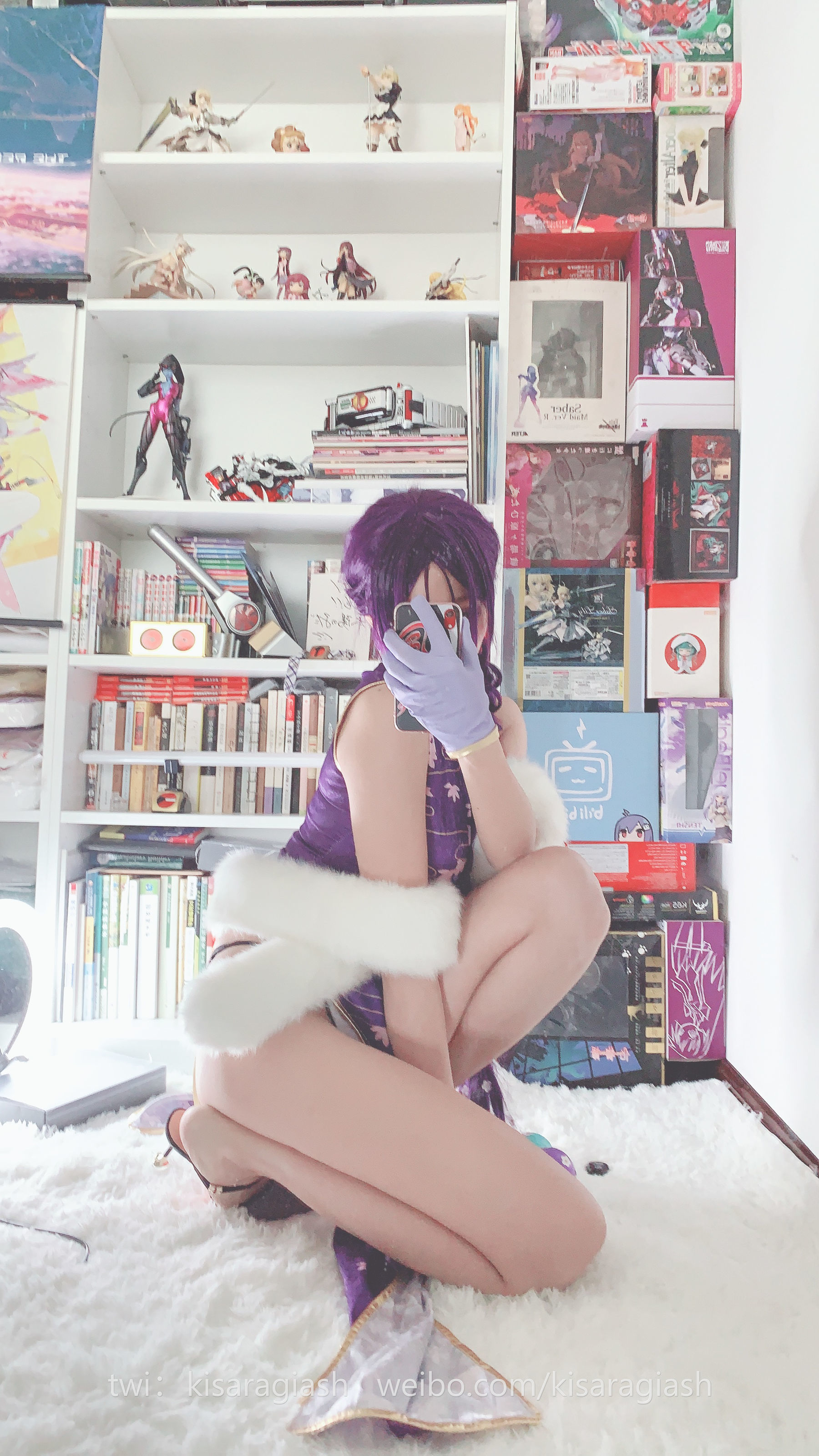 动漫博主如月灰 源赖光A Cosplay-第1张