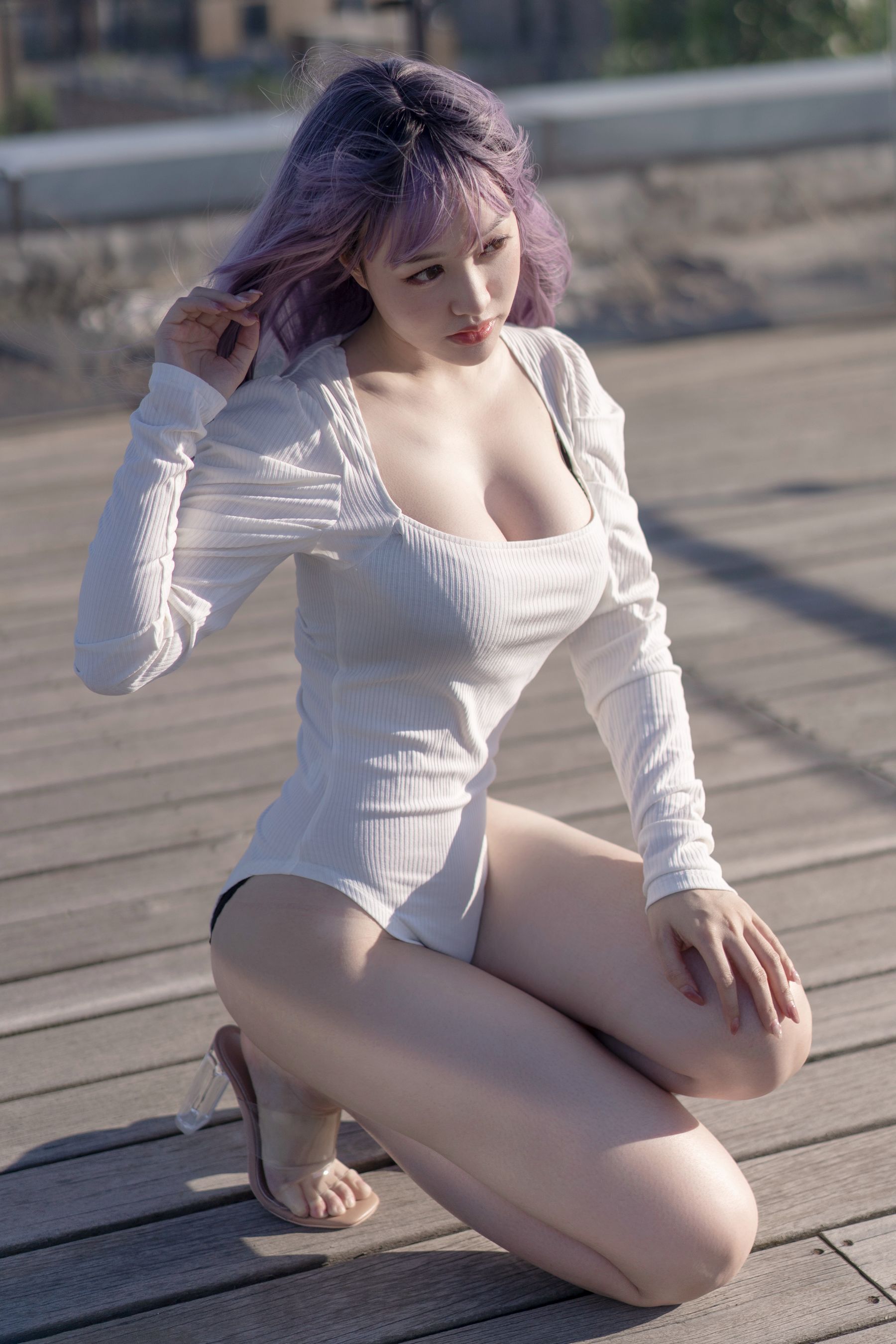 动漫博主脱尾巴Mizuki – 天台 Cosplay-第42张