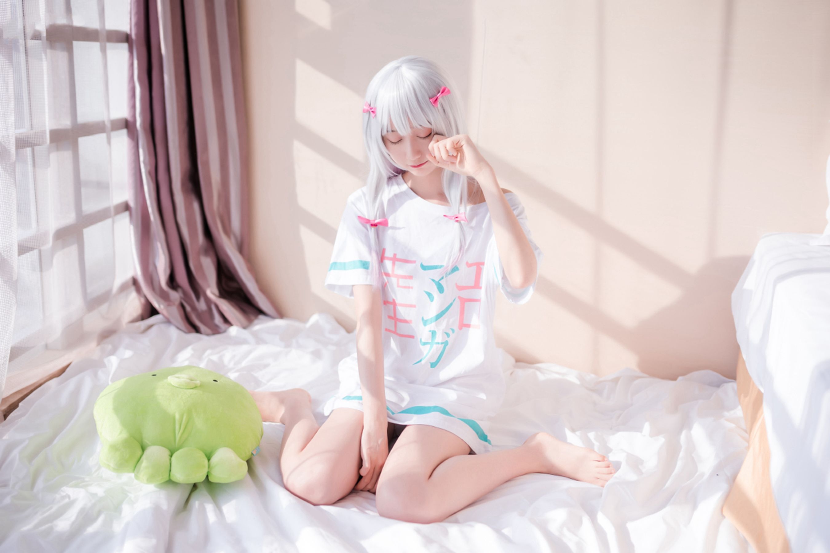 [萝莉COS] 木绵绵OwO – 白发魔女 Cosplay-第47张