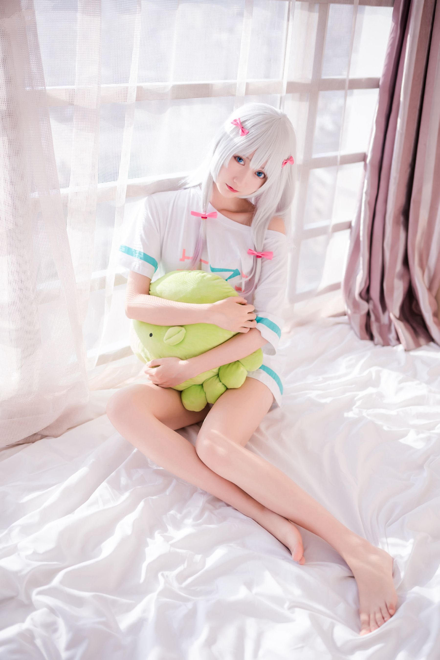 [萝莉COS] 木绵绵OwO – 白发魔女 Cosplay-第3张