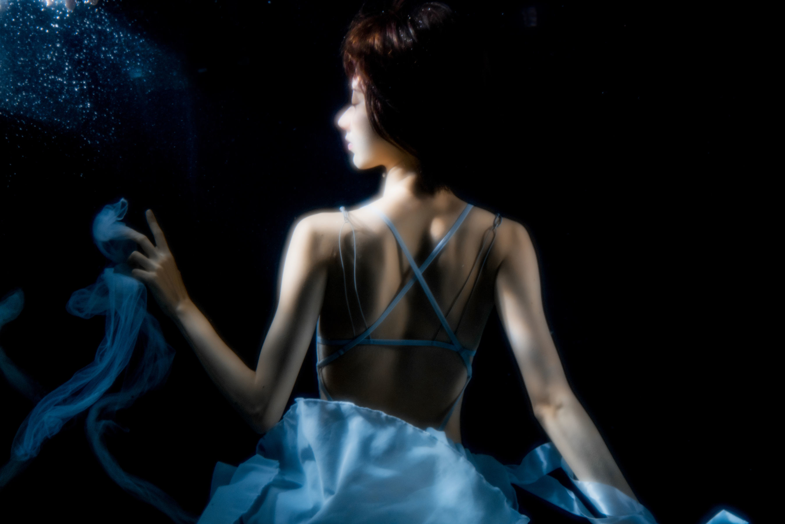 萌系小姐姐木绵绵OwO – 清澈水下 Cosplay-第41张