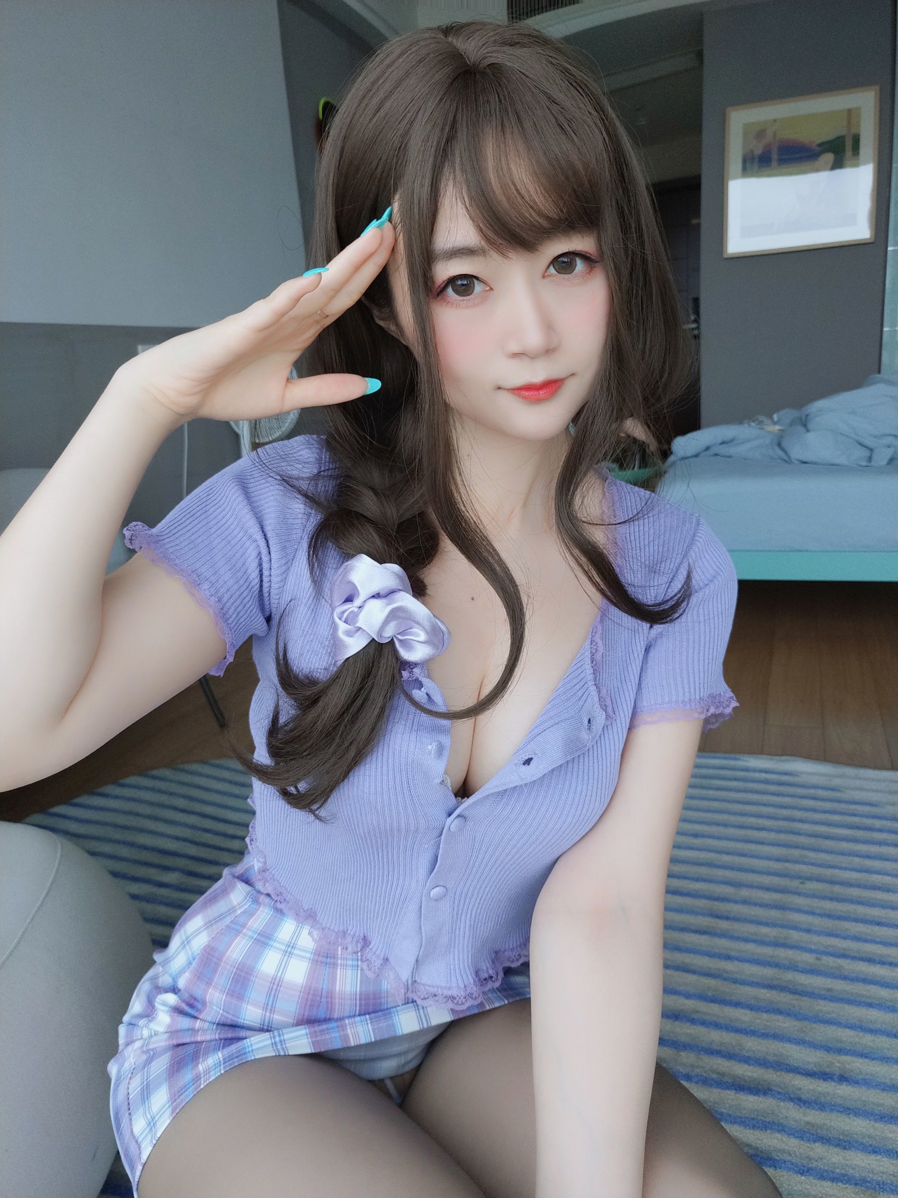Coser小姐姐白银 – 香芋味 Cosplay-第1张