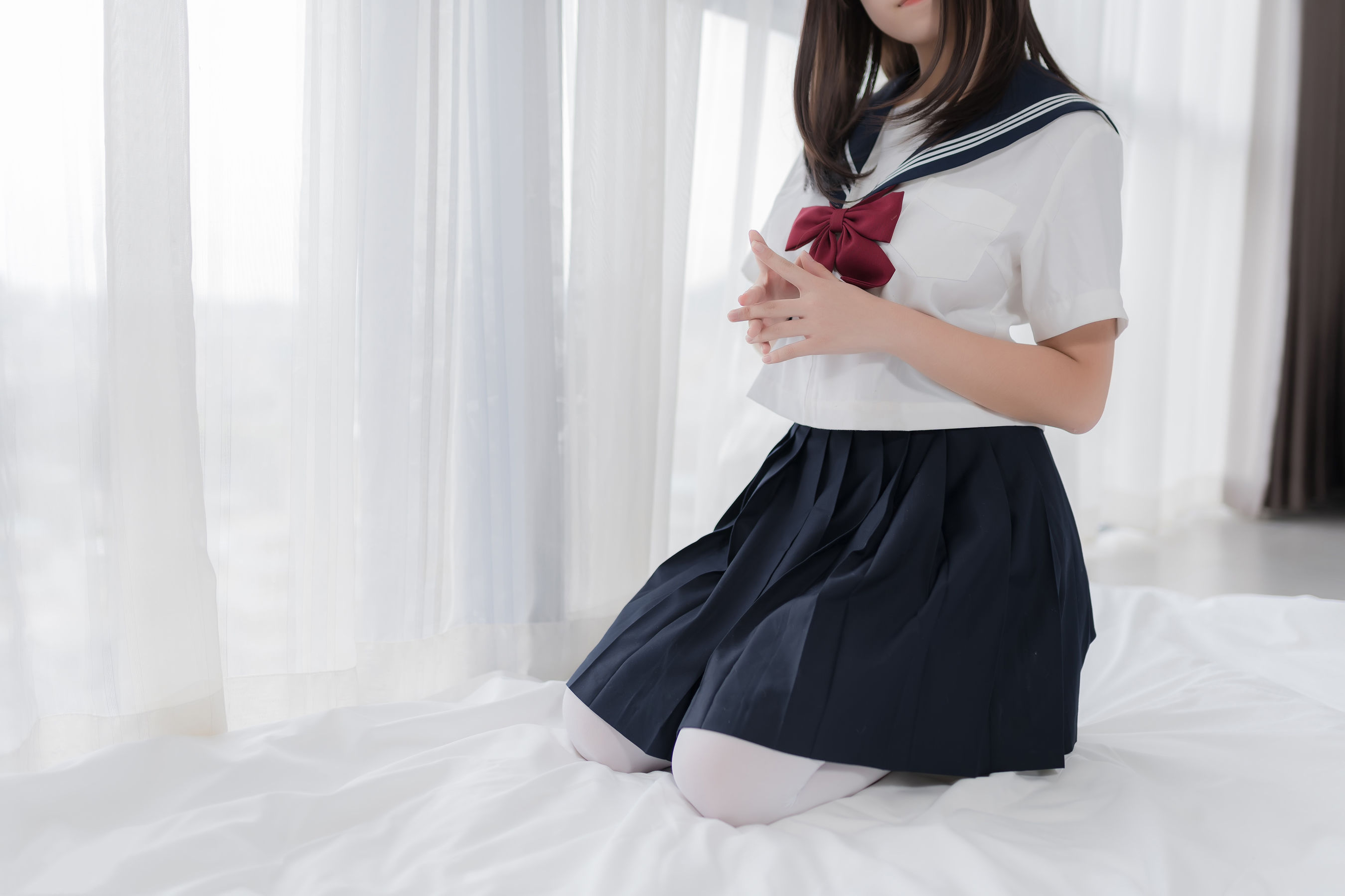萌系小姐姐蜜汁猫裘 猫耳JK Cosplay-第38张