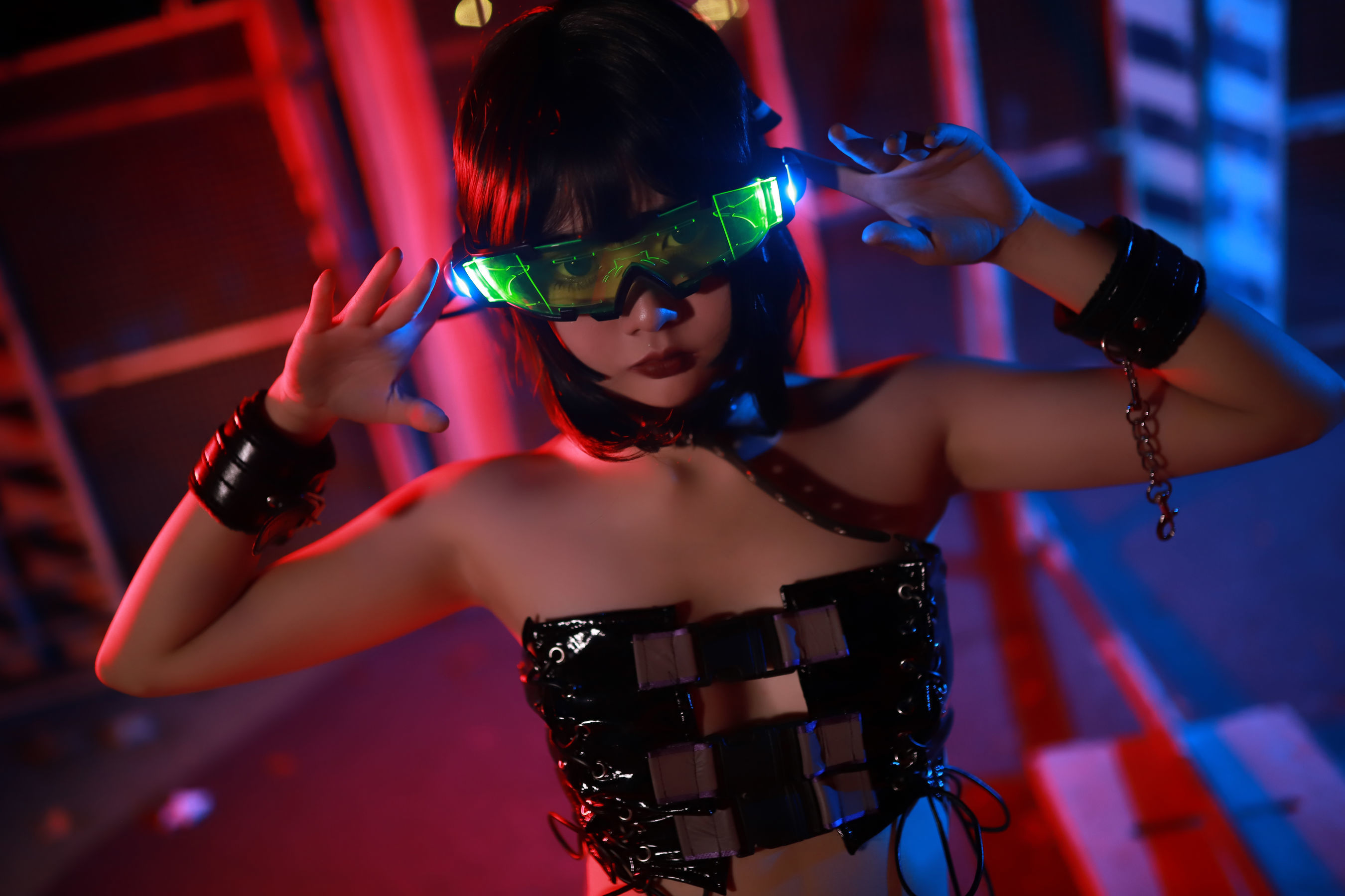 动漫博主您的蛋蛋 赛博朋克 Cosplay-第40张