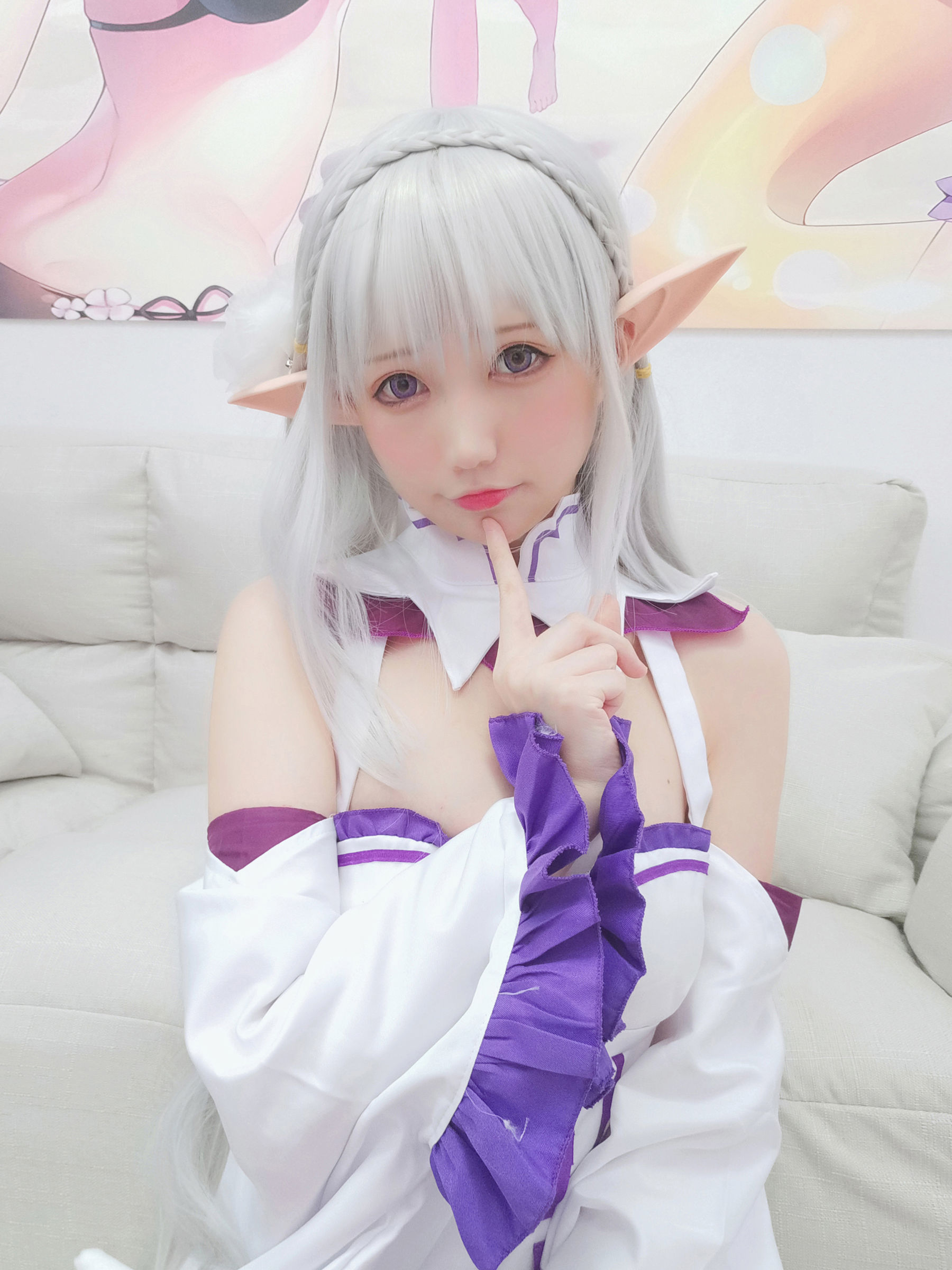 NAGISA魔物喵 自摄系列 No.005 艾米莉亚 Cosplay-第43张